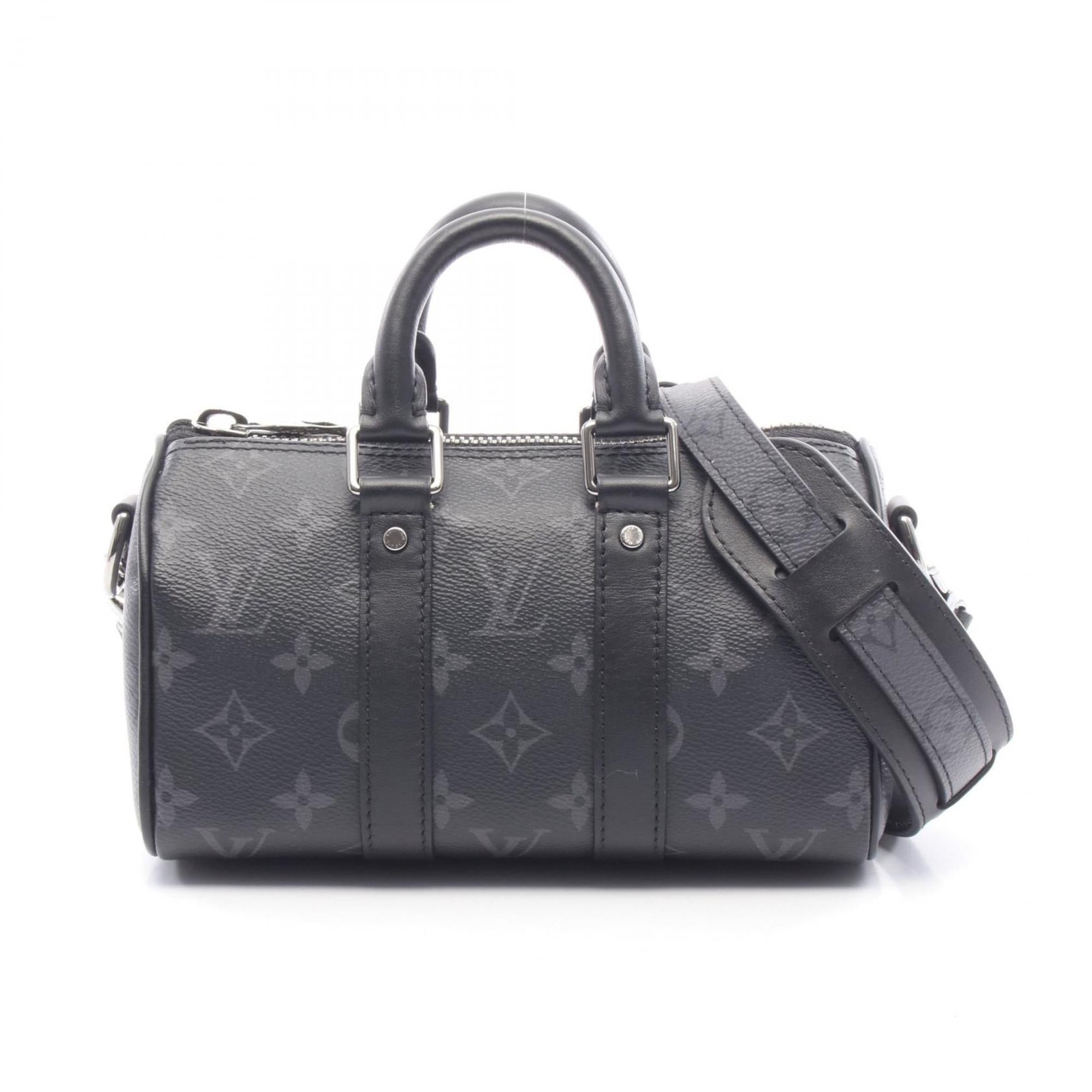 Louis Vuitton Black Monogram Eclipse Coated Canvas Leather Handbag (Pre-Owned)