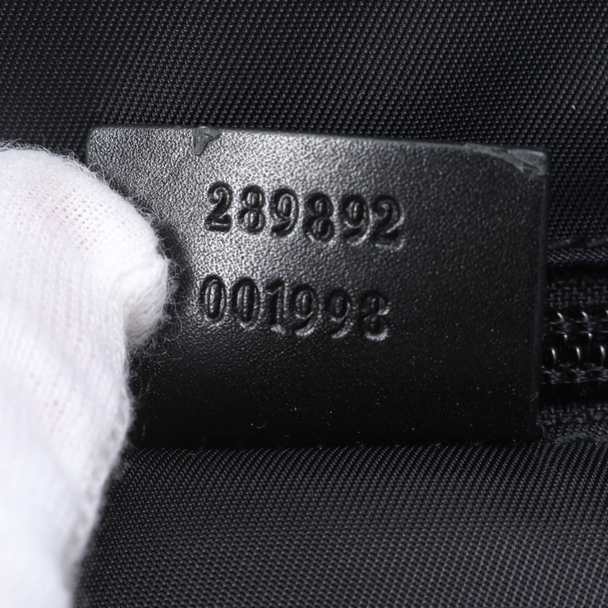 Gucci Black Leather Coated Canvas Briefcase (Pre-Owned)