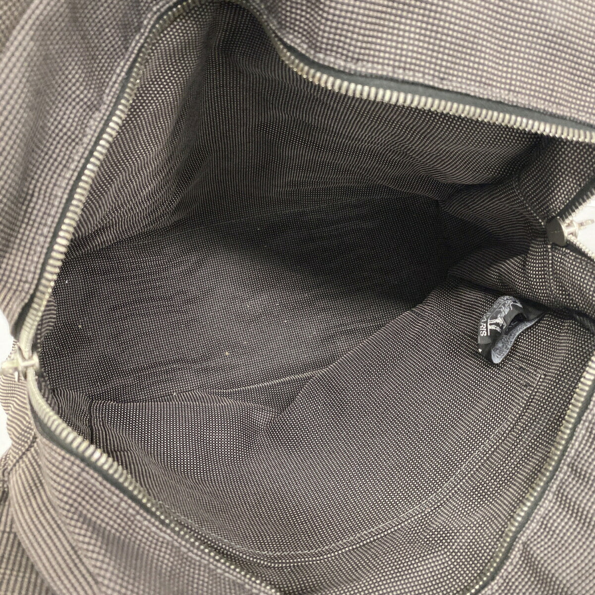 Hermes Gray Nylon Backpack (Pre-Owned)