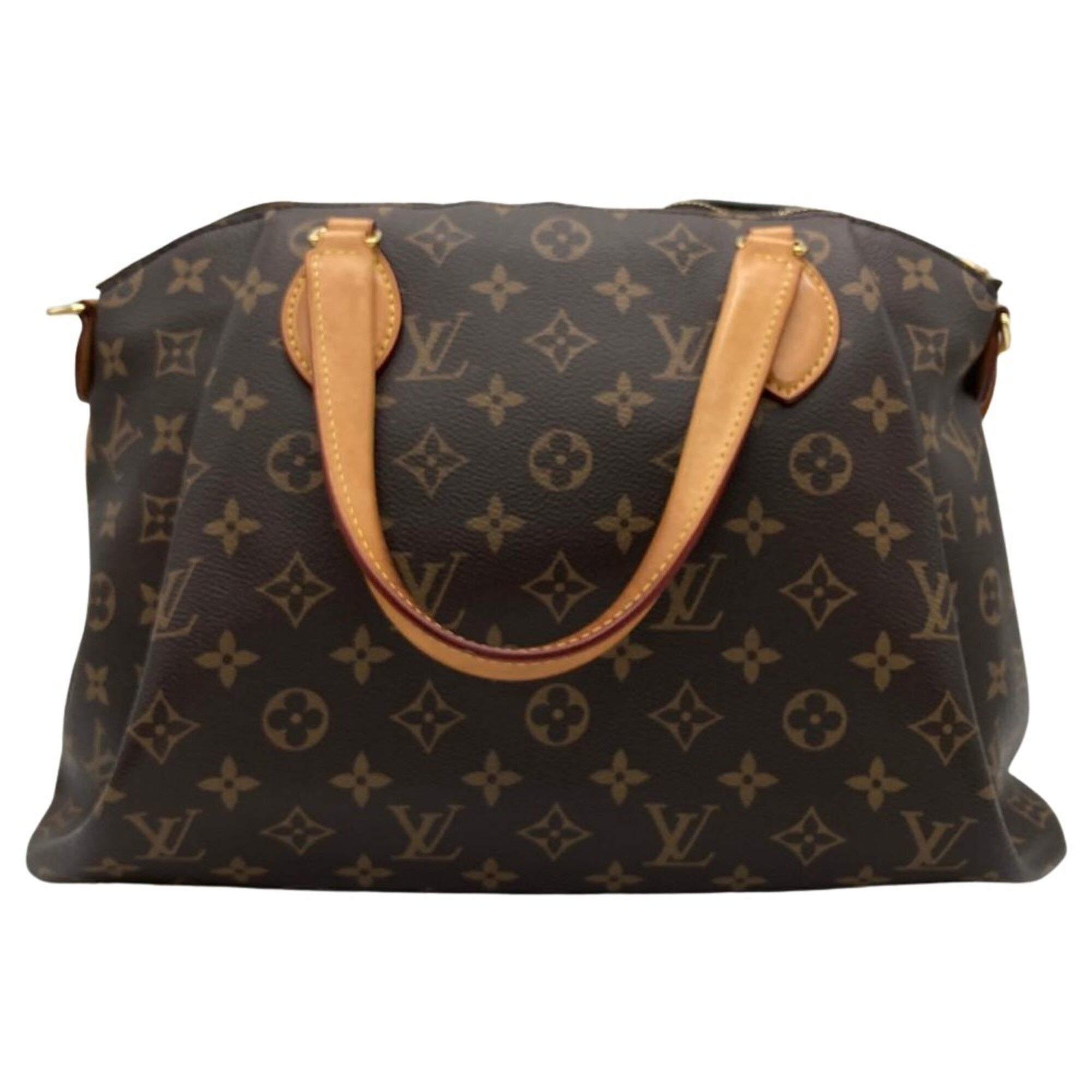 Louis Vuitton Brown Monogram Canvas Handbag (Pre-Owned)