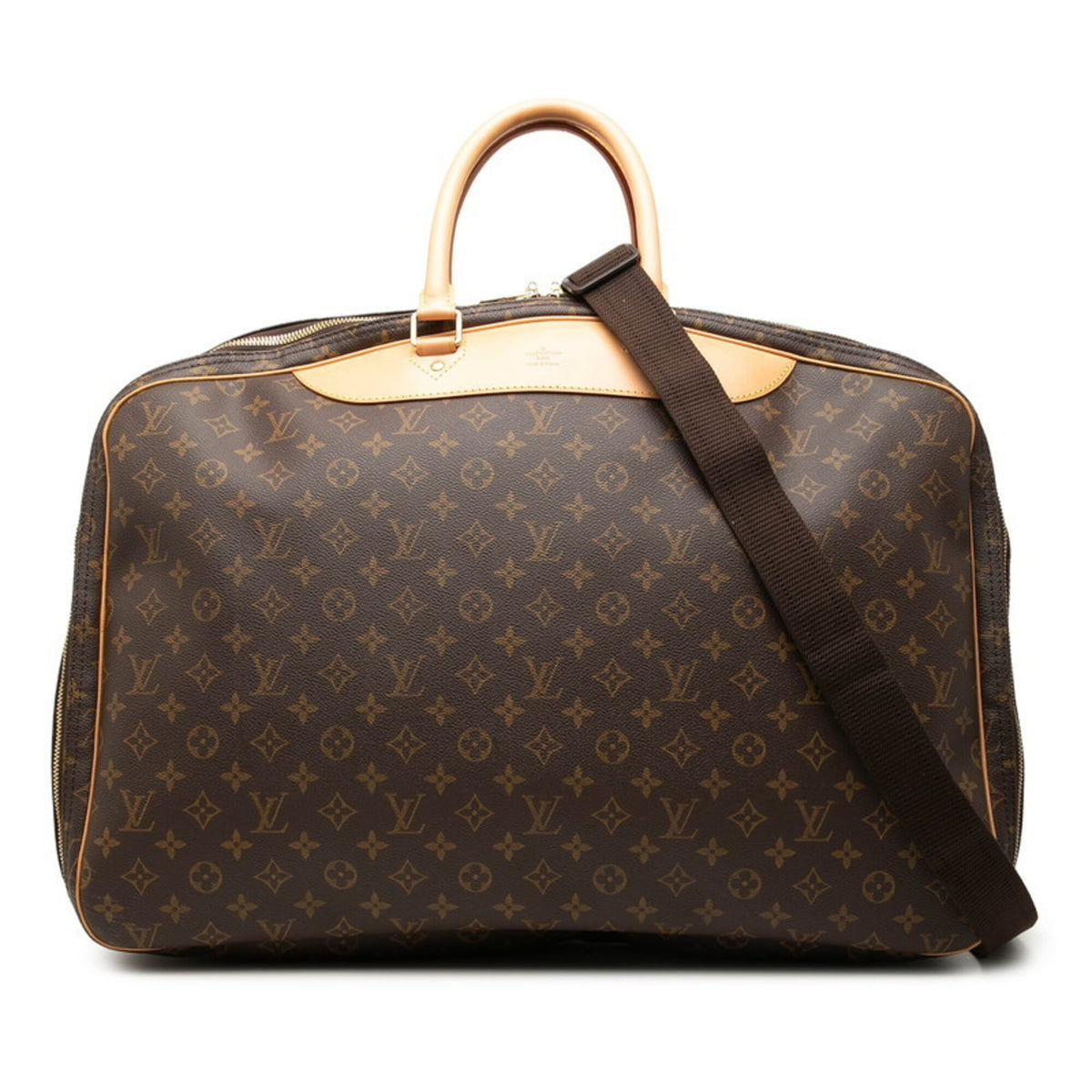 Louis Vuitton Brown Monogram Monogram Pvc Leather Boston Bag Shoulder Bag (Pre-Owned)