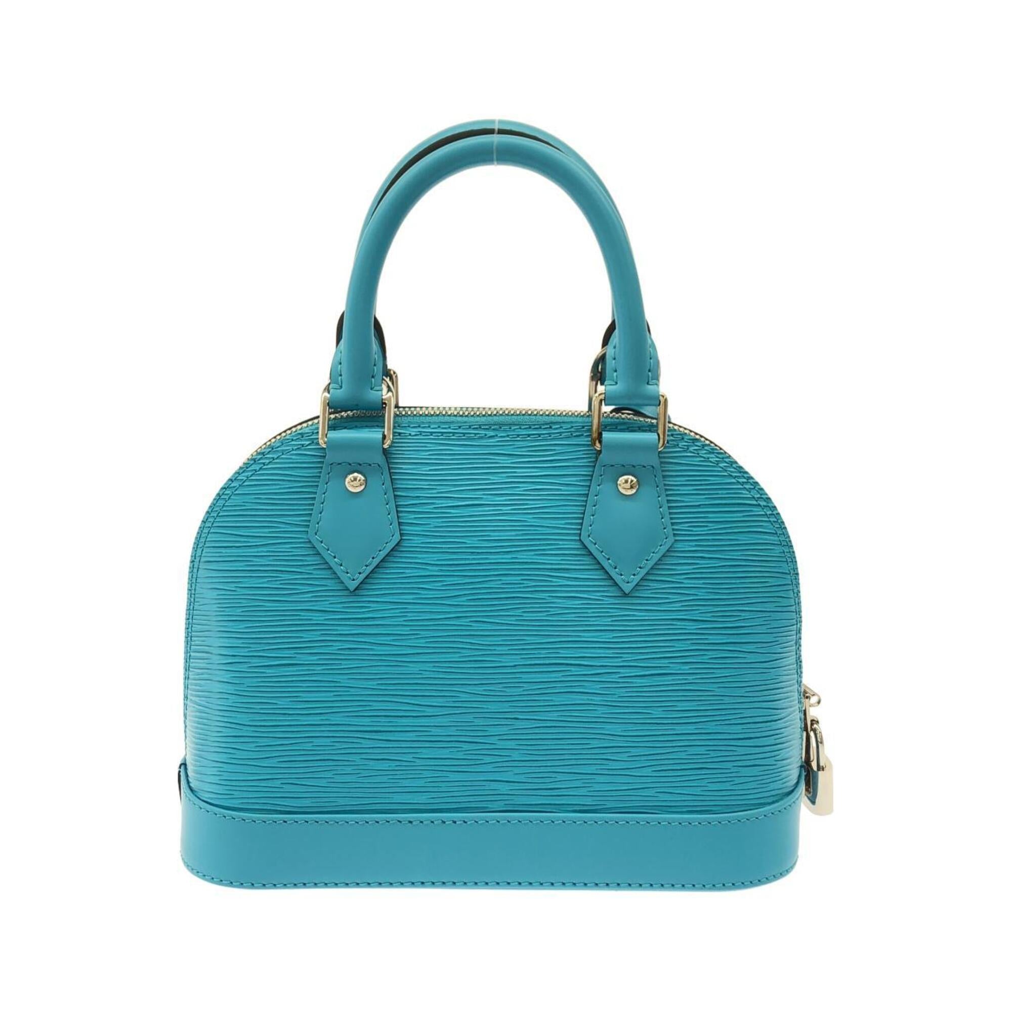 Louis Vuitton Turquoise Leather Handbag (Pre-Owned)