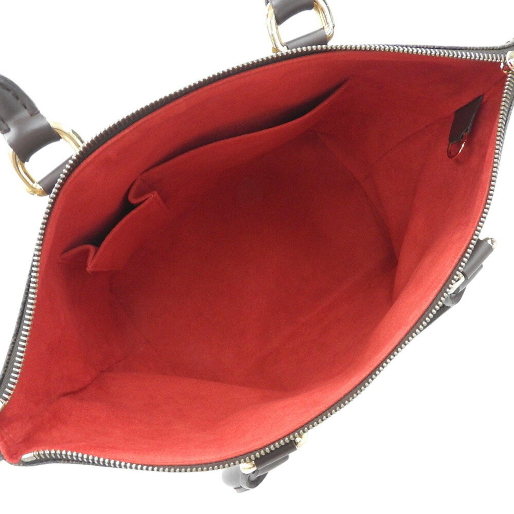 Louis Vuitton Brown Ebene Pvc Handbag Tote Bag (Pre-Owned)