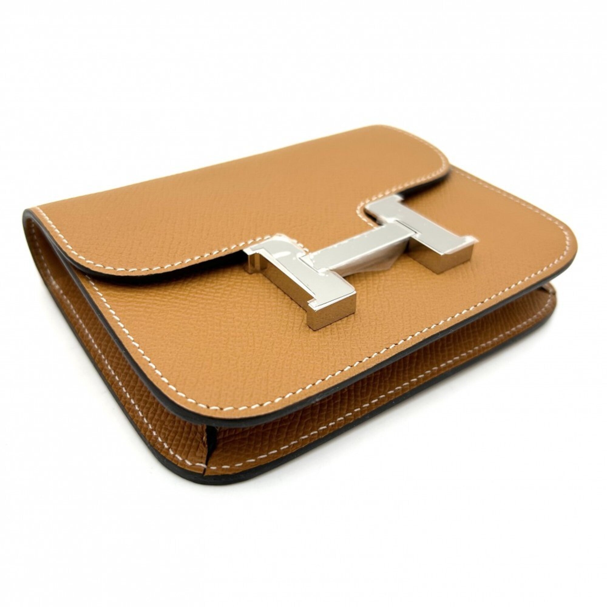 Hermes Brown Epsom Leather Wallet (Bi-Fold) (Pre-Owned)