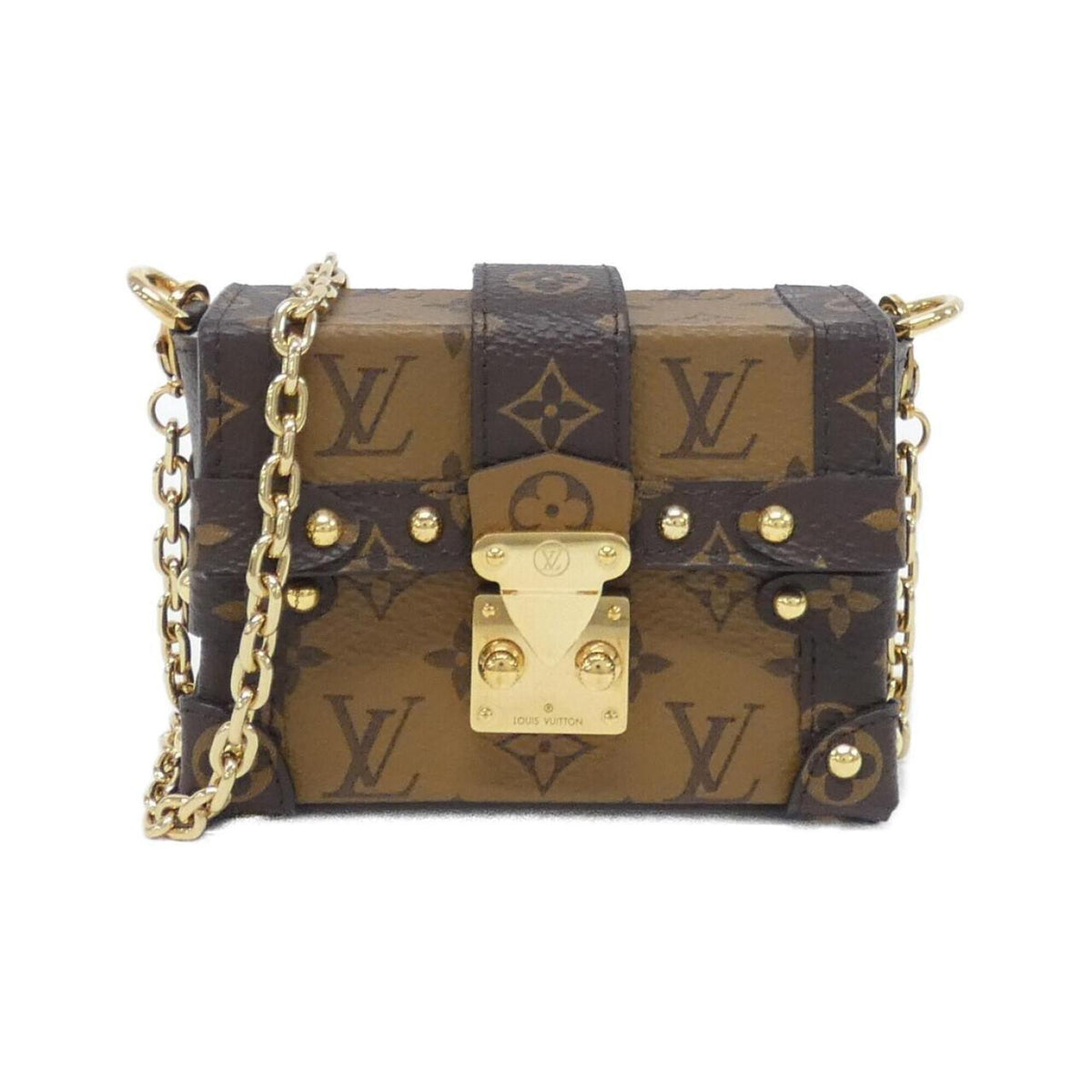 Louis Vuitton Marron Coated Canvas Handbag (Pre-Owned)
