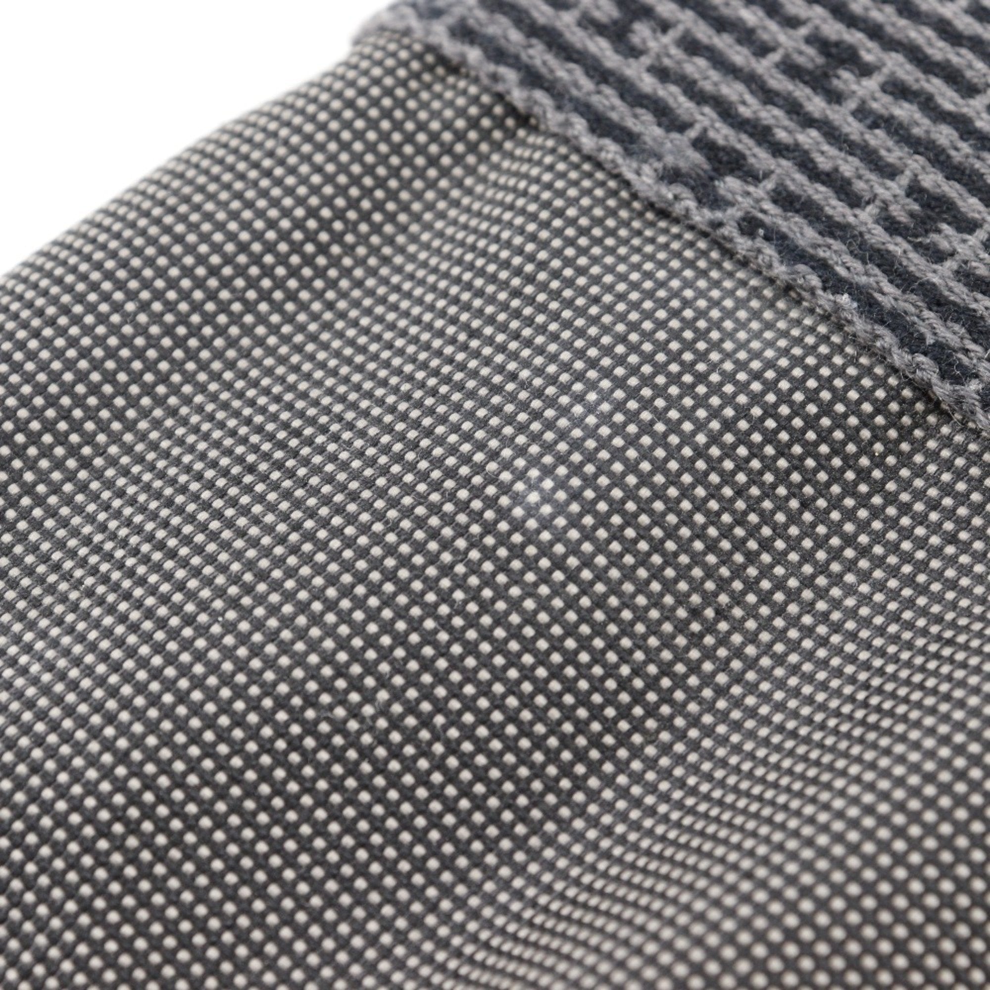 Hermes Gray Nylon Canvas Tote Bag (Pre-Owned)