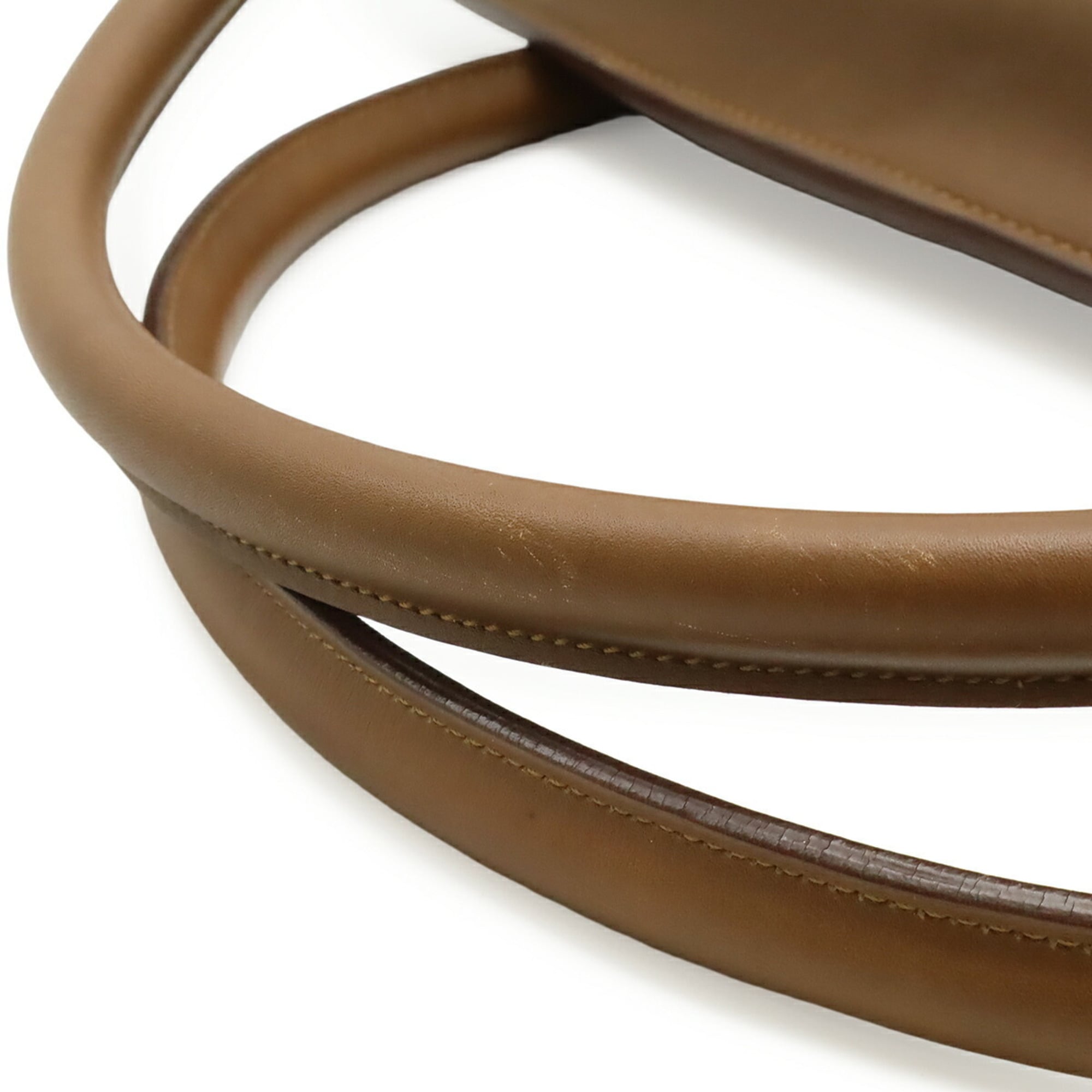 Salvatore Ferragamo Brown Leather Handbag Tote Bag (Pre-Owned)