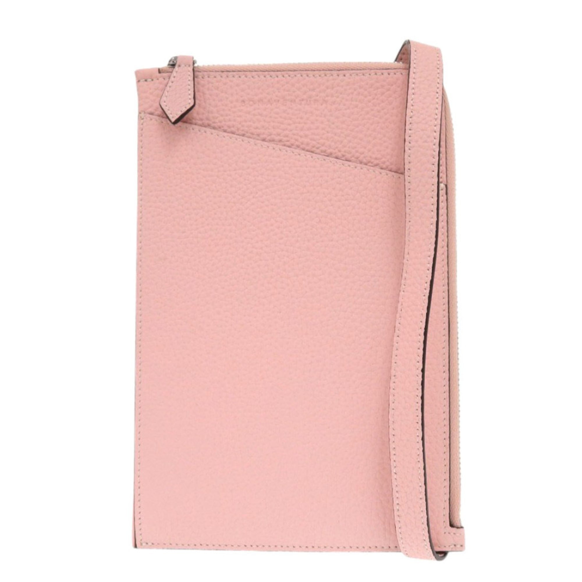 Bonaventura Pink Leather Shoulder Bag (Pre-Owned)
