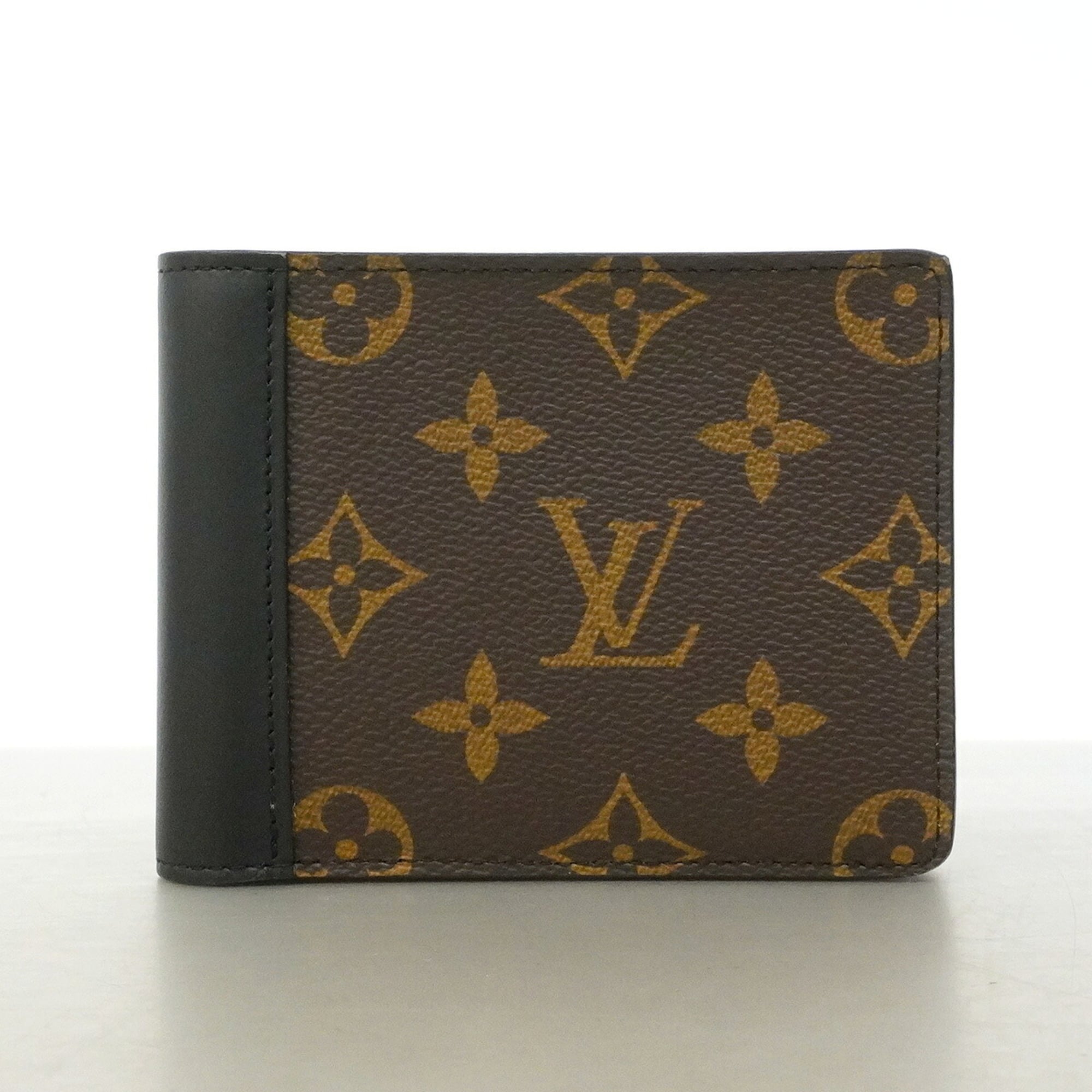 Louis Vuitton Black Brown Bill Wallet (Bi-Fold) (Pre-Owned)