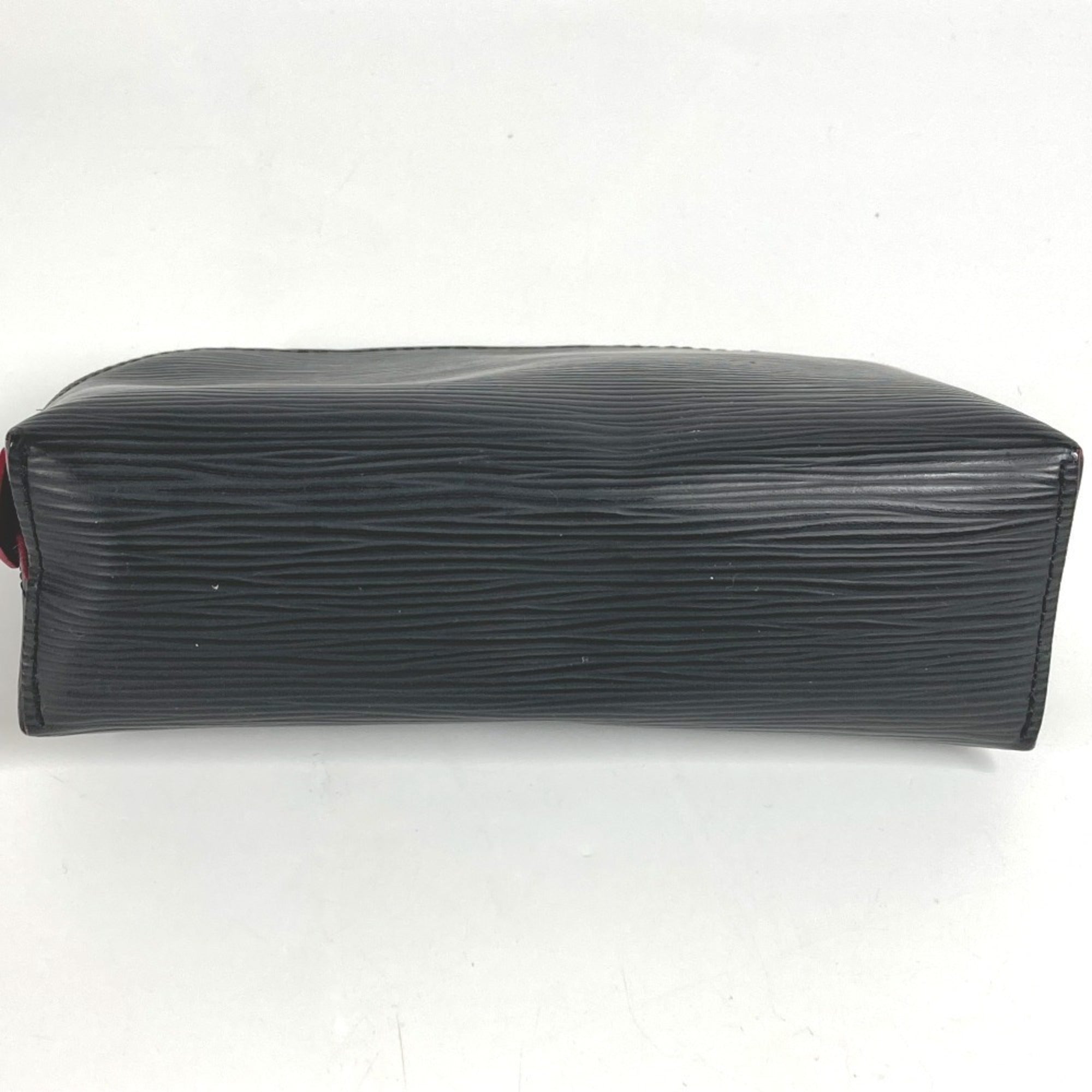 Louis Vuitton Black Noir Pink Epi Leather Pochette Pouch (Pre-Owned)
