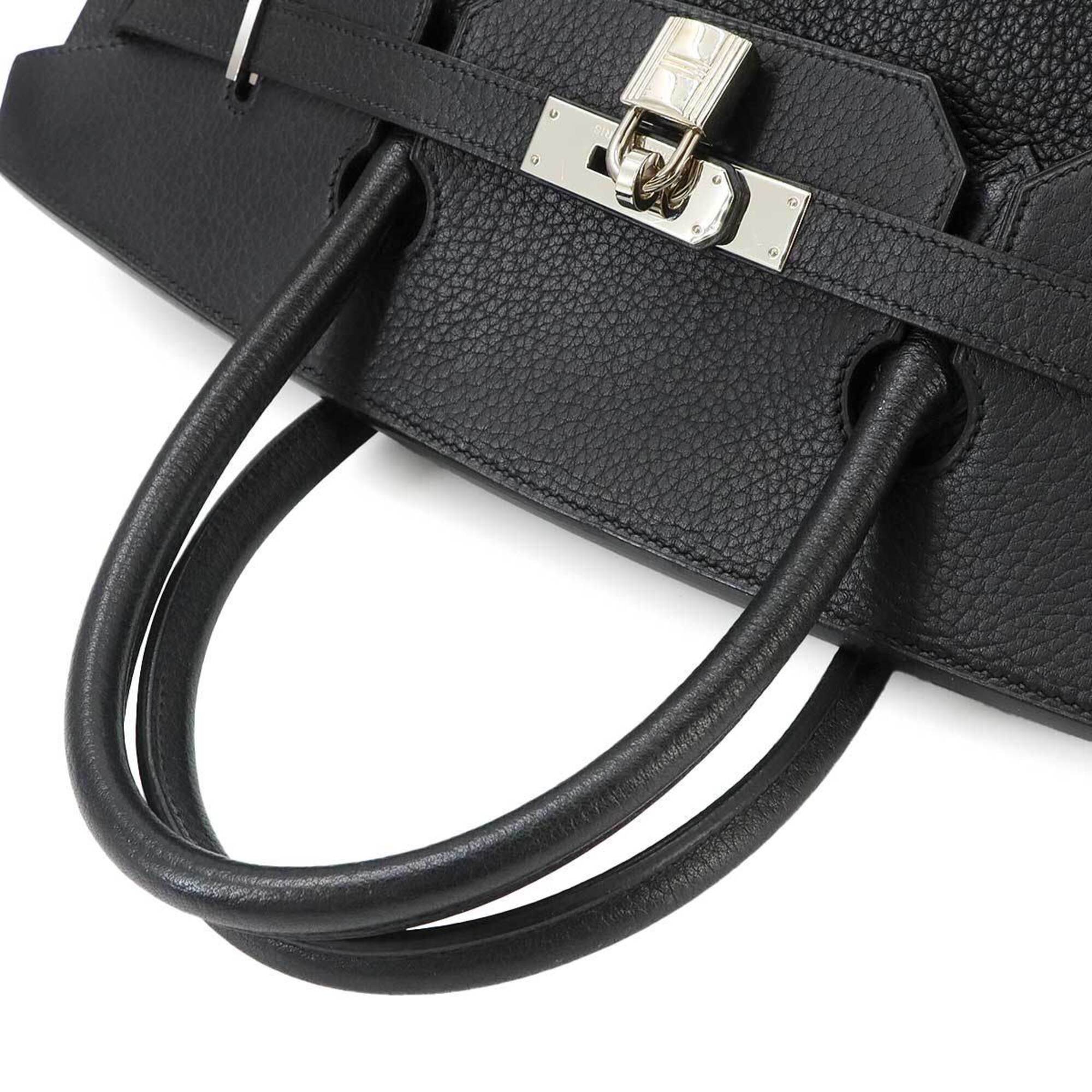 Hermes Black Togo Leather Handbag (Pre-Owned)