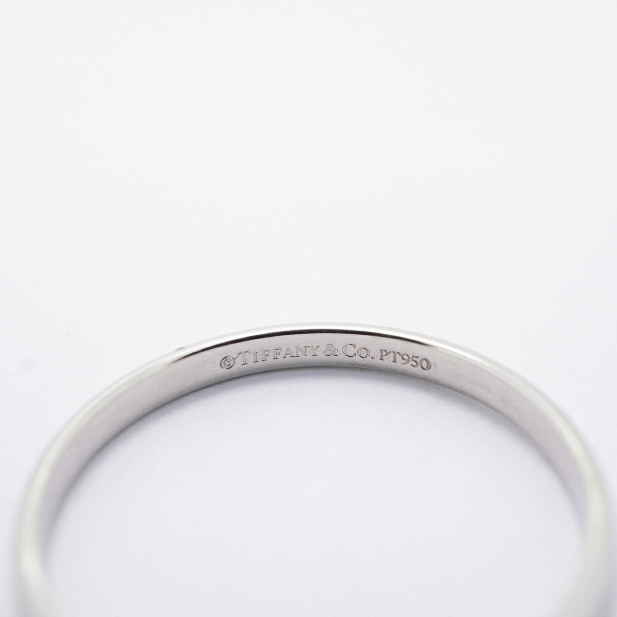 Tiffany Platinum 950 Band Ring (Pre-Owned)