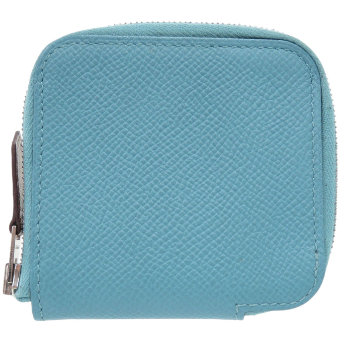Hermes Blue Epsom Leather Coin Purse/Coin Case (Pre-Owned)