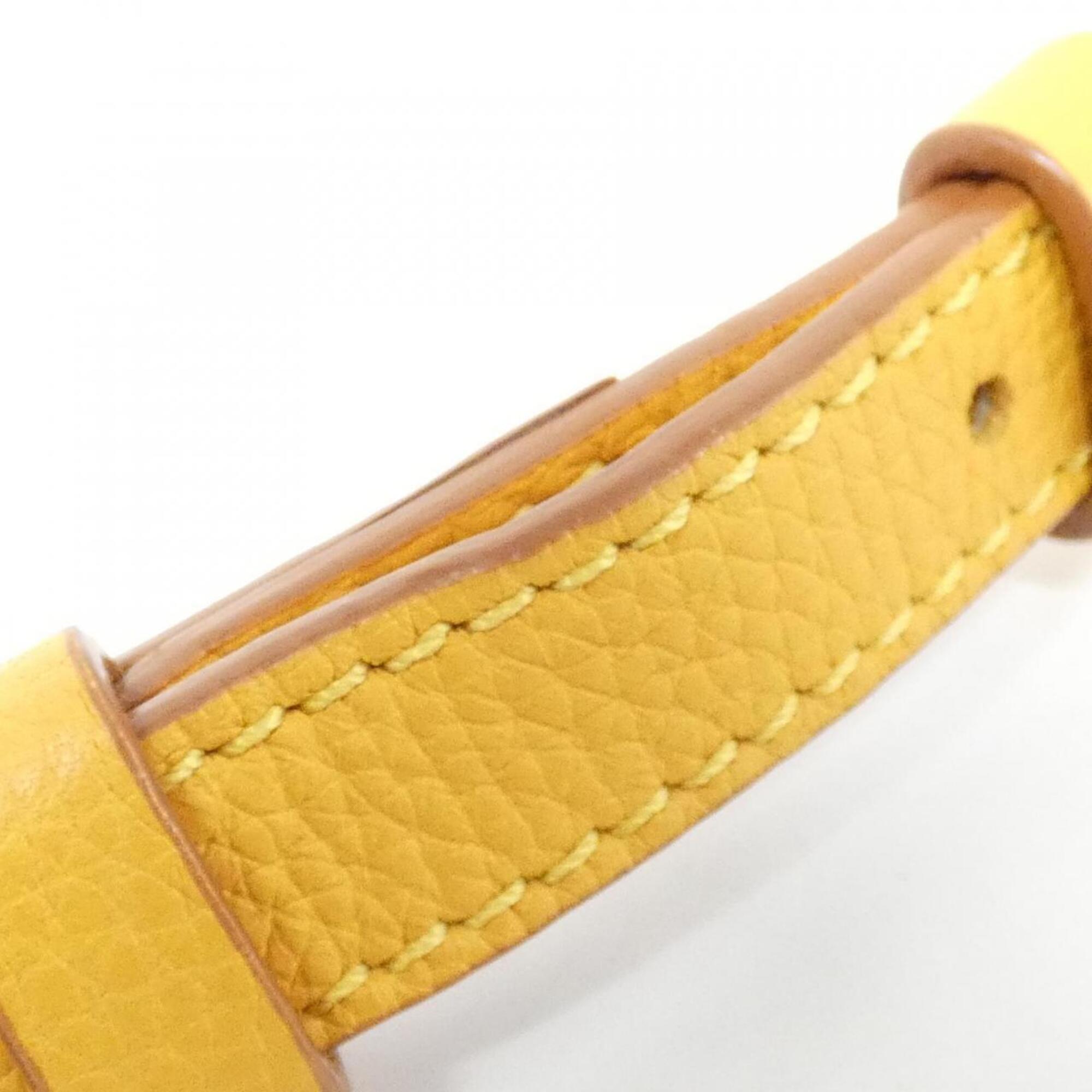 Loewe Yellow Leather Shoulder Bag (Pre-Owned)