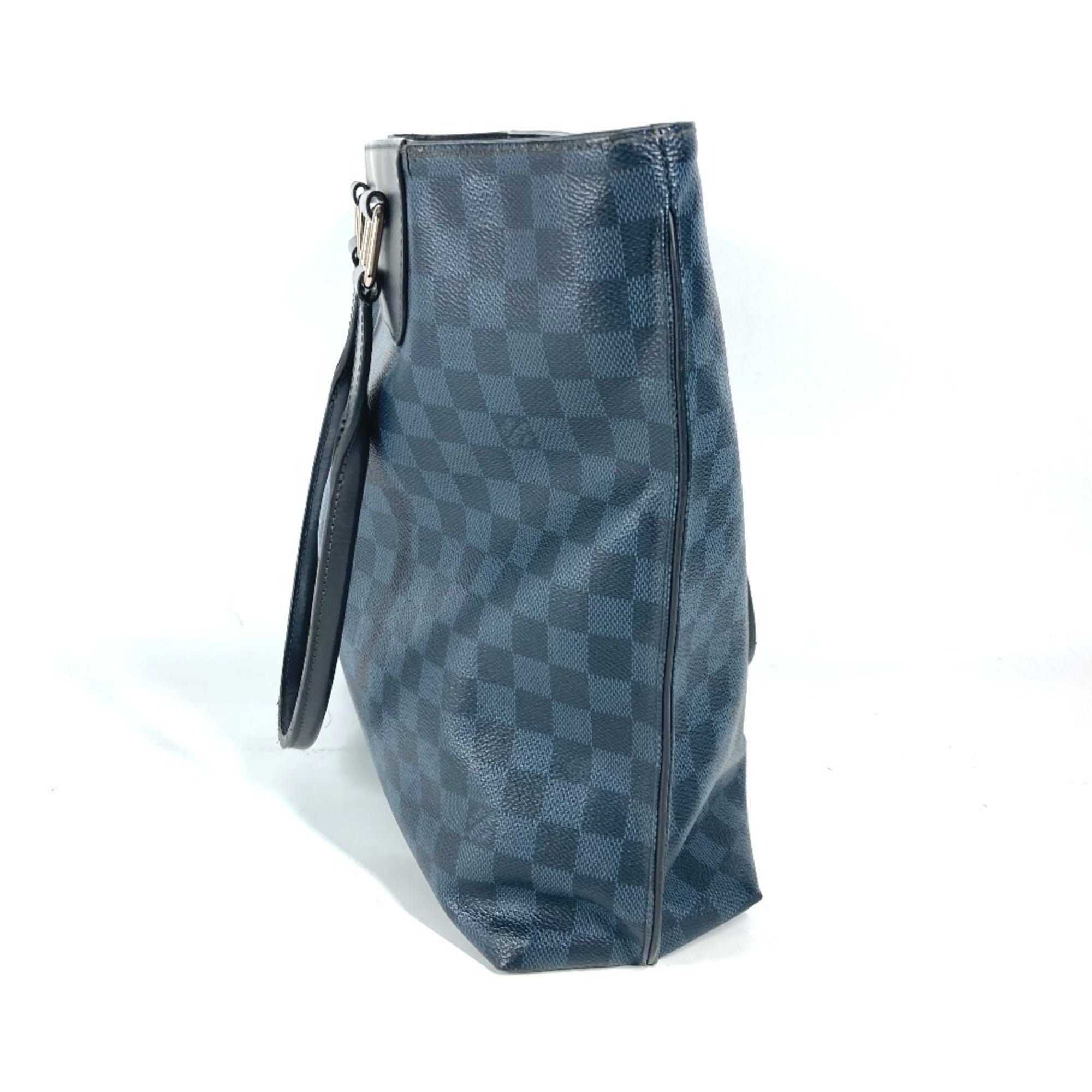 Louis Vuitton Navy Damier Canvas Shoulder Bag Tote Bag (Pre-Owned)