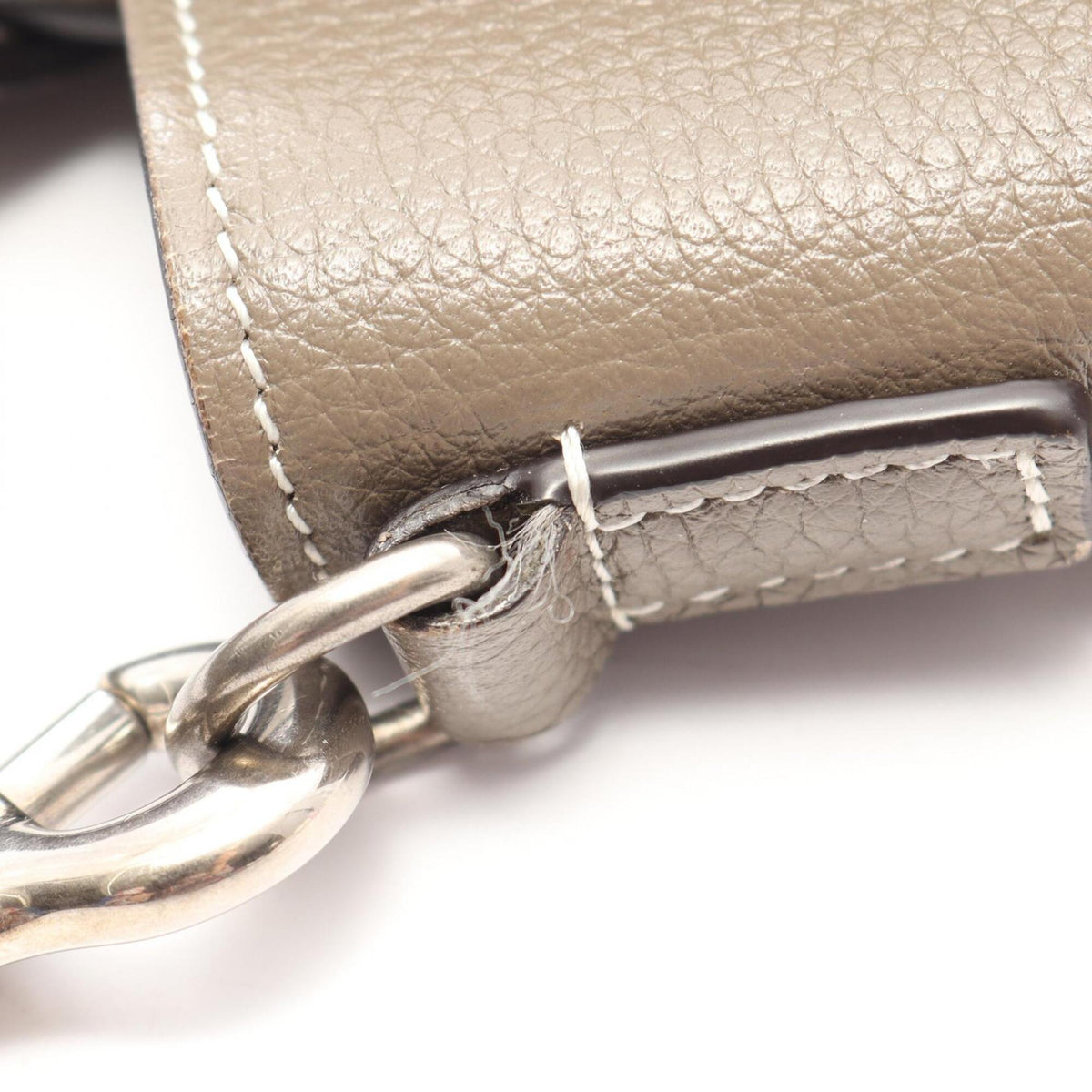 Celine Gray Leather Handbag (Pre-Owned)