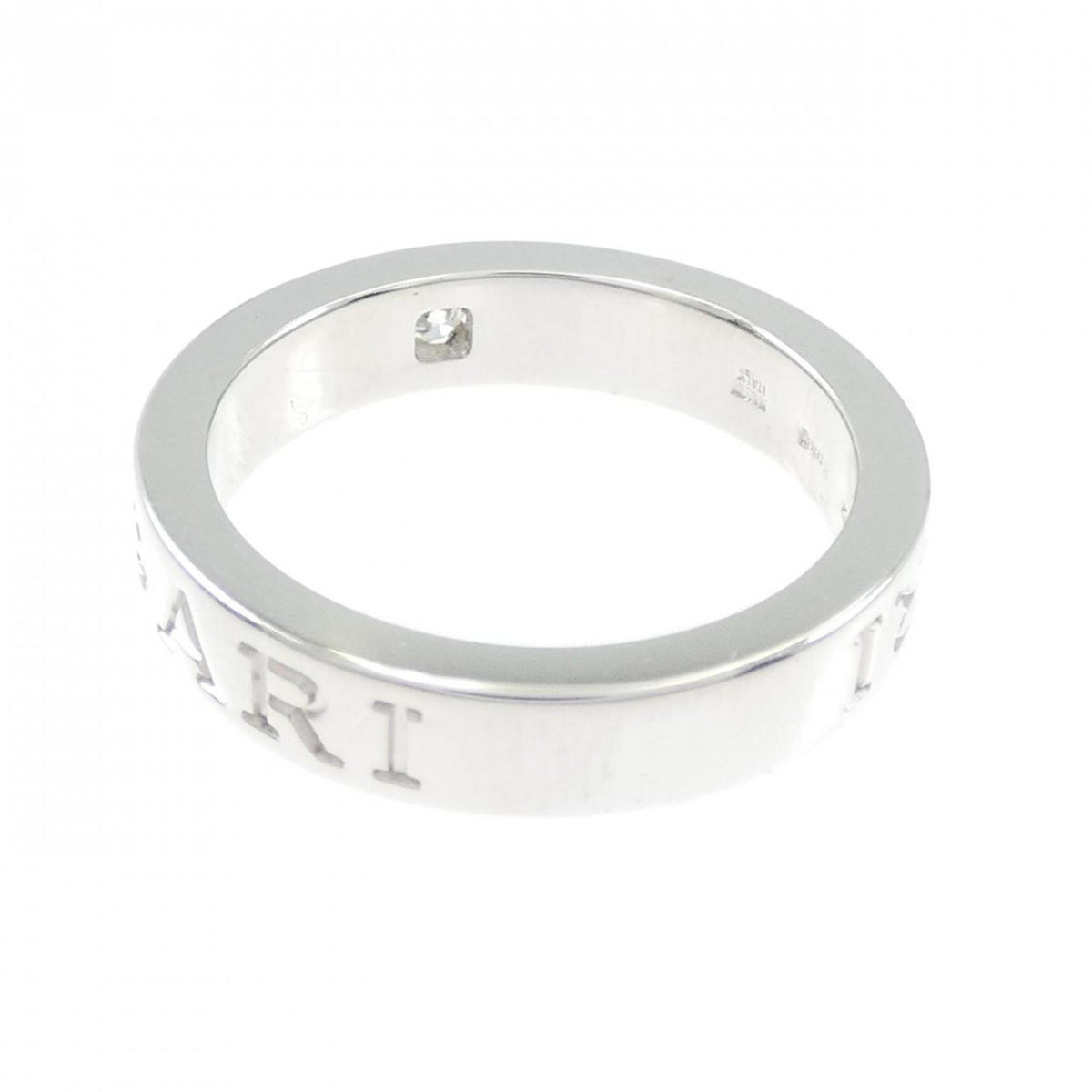 Bvlgari White Gold White Gold (18K) Band Ring (Pre-Owned)