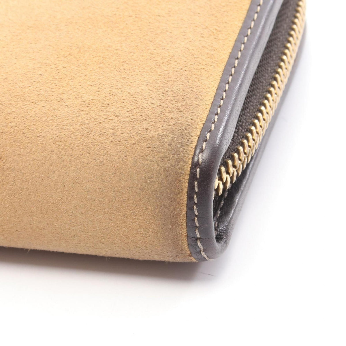 Loewe Brown Leather Long Wallet (Bi-Fold) (Pre-Owned)