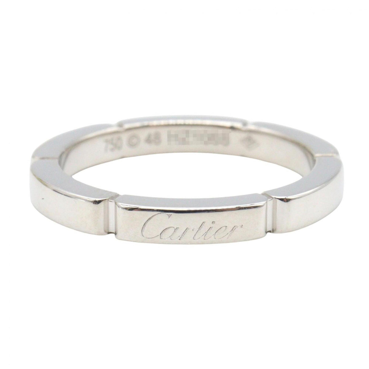 Cartier Silver White Gold (18K) Band Ring (Pre-Owned)