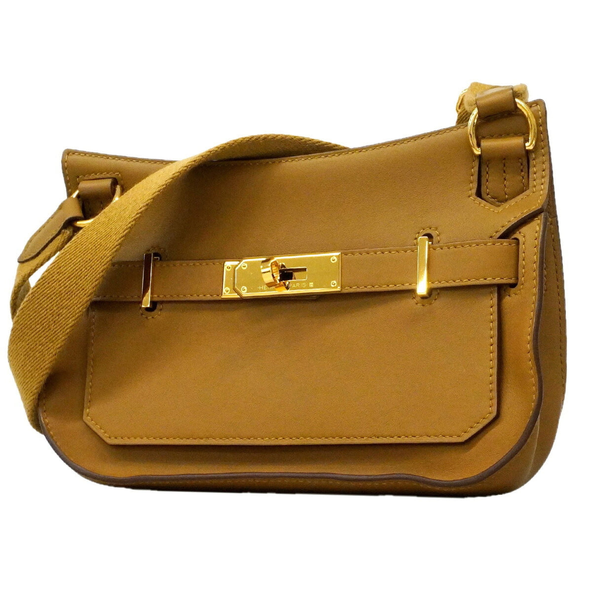 Hermes Brown Swift Leather Shoulder Bag (Pre-Owned)