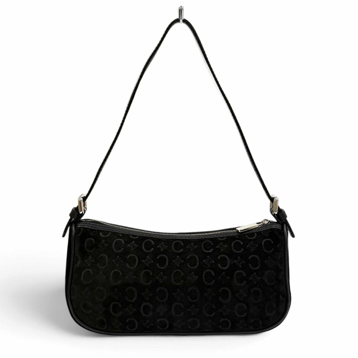 Celine Black Suede Leather Pouch (Pre-Owned)