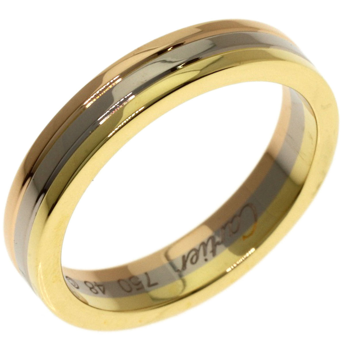 Cartier Yellow Gold (18K) Pink Gold (18K) White Gold (18K) Band Ring (Pre-Owned)