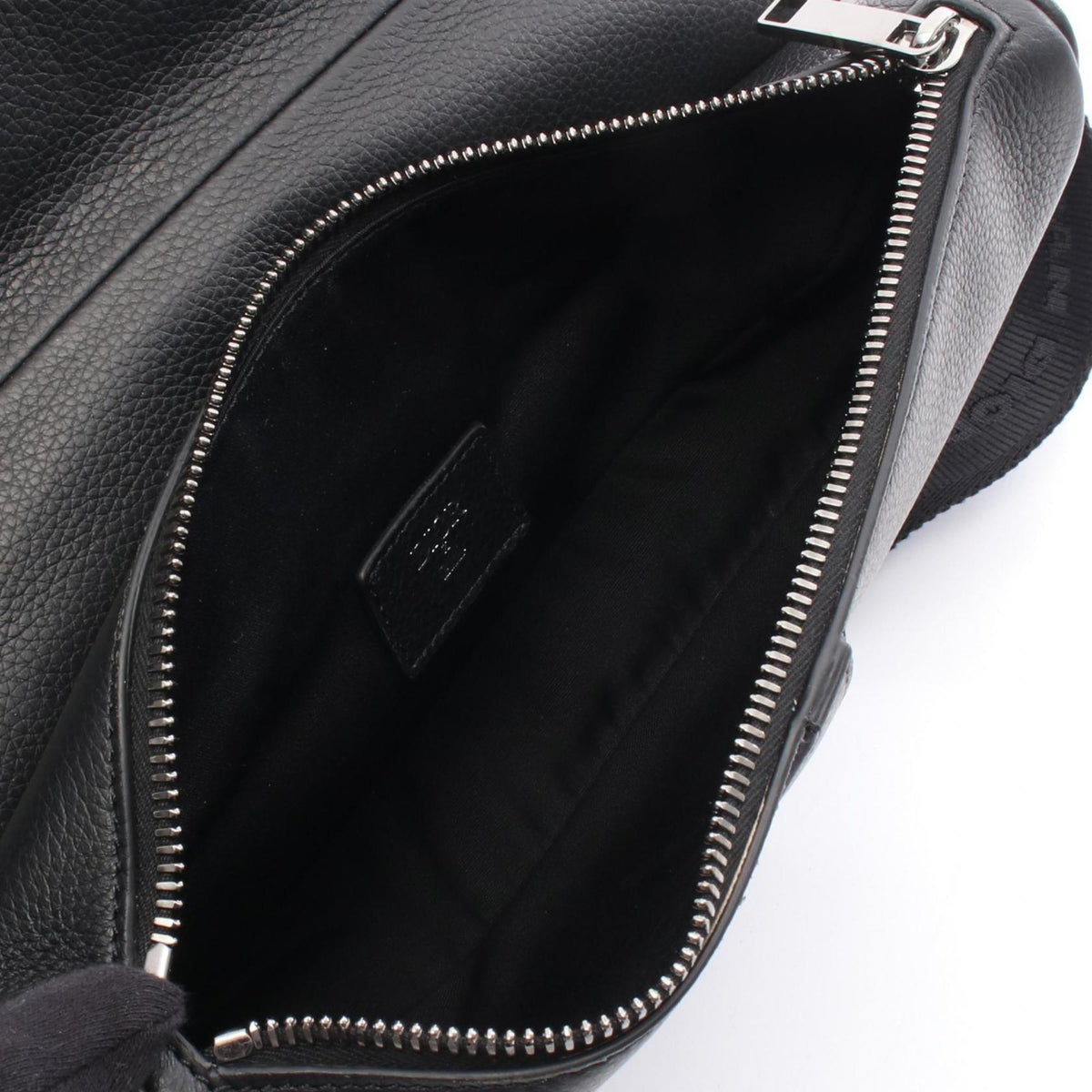 Christian Dior Black Leather Saddle Bag (Pre-Owned)
