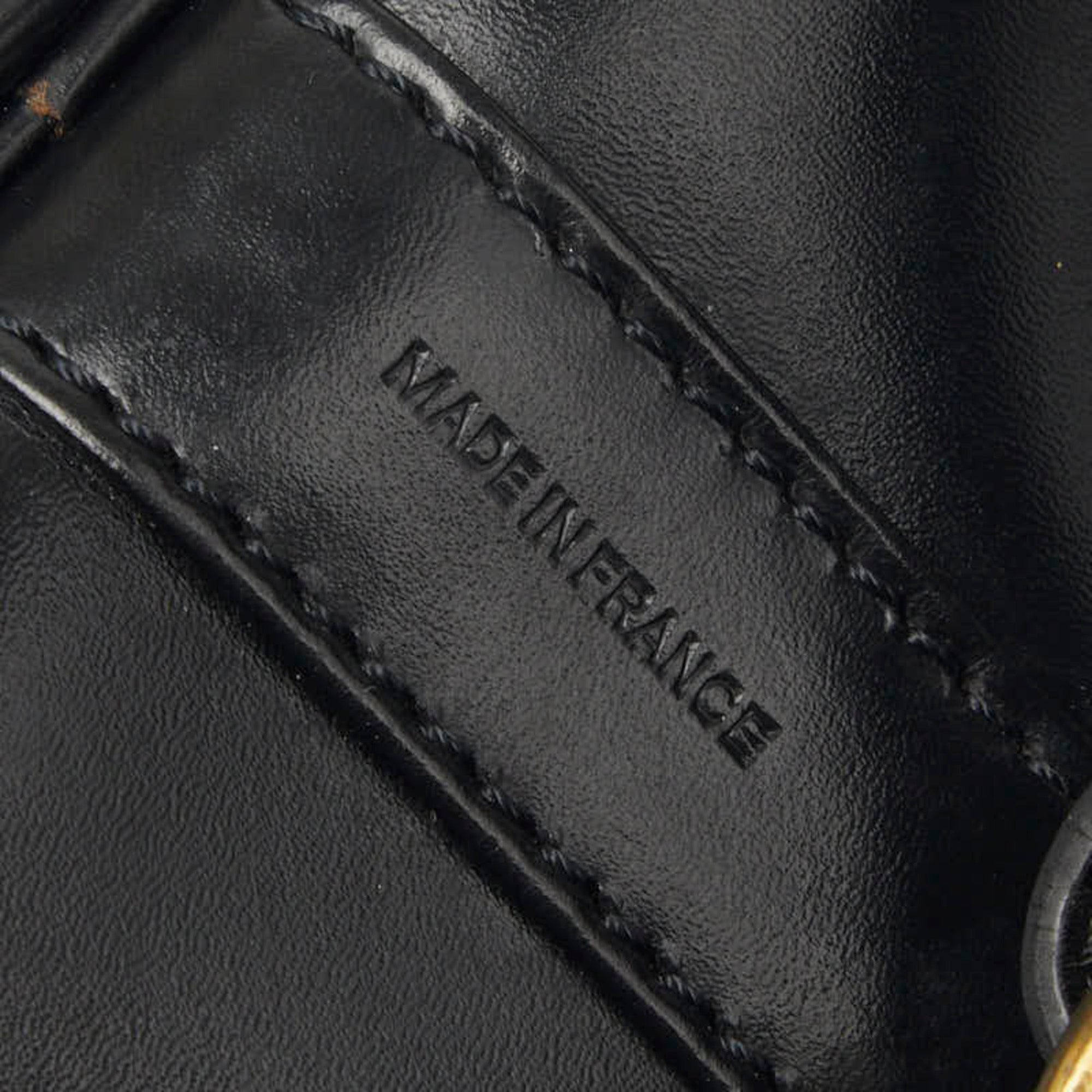 Louis Vuitton Black Noir Leather Shoulder Bag Sling Bag (Pre-Owned)