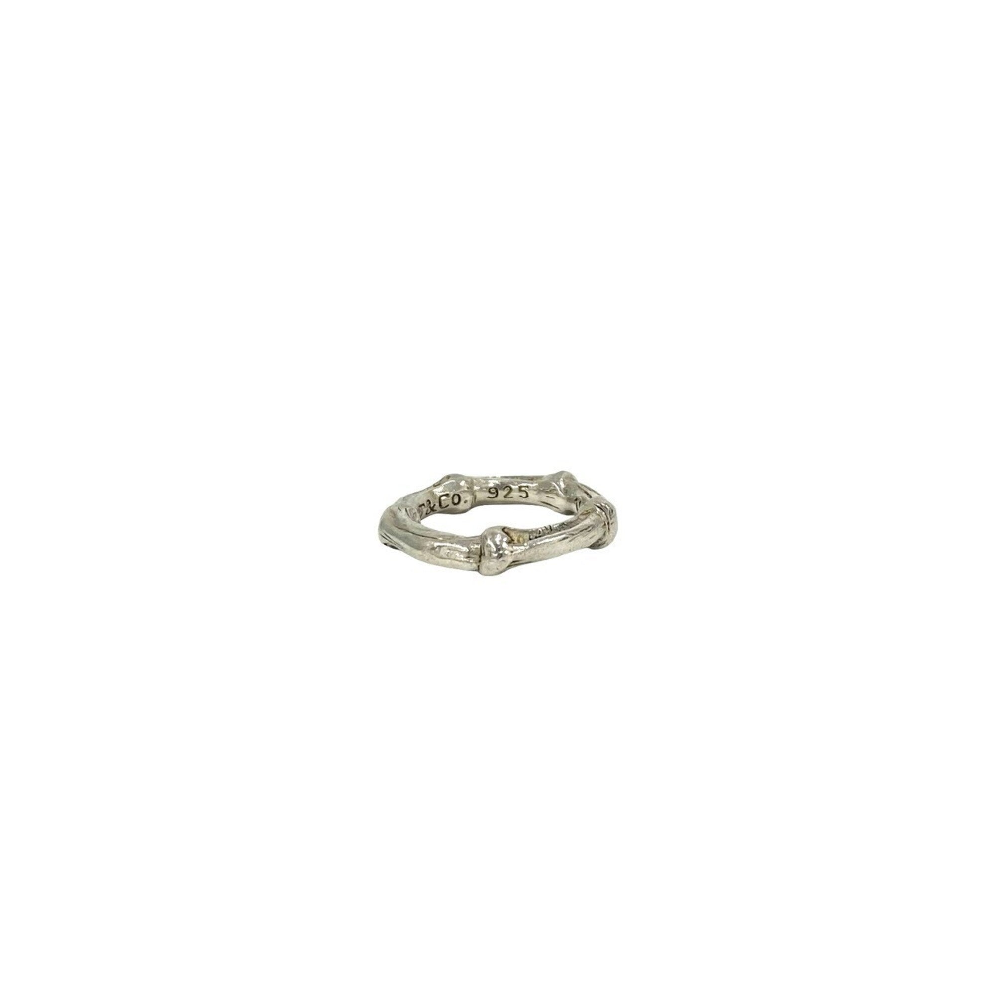 Tiffany Silver Silver 925 Band Ring (Pre-Owned)
