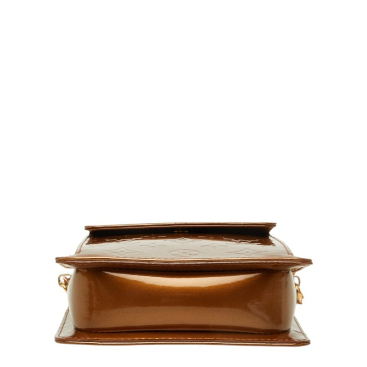 Louis Vuitton Bronze Brown Patent Leather Shoulder Bag (Pre-Owned)