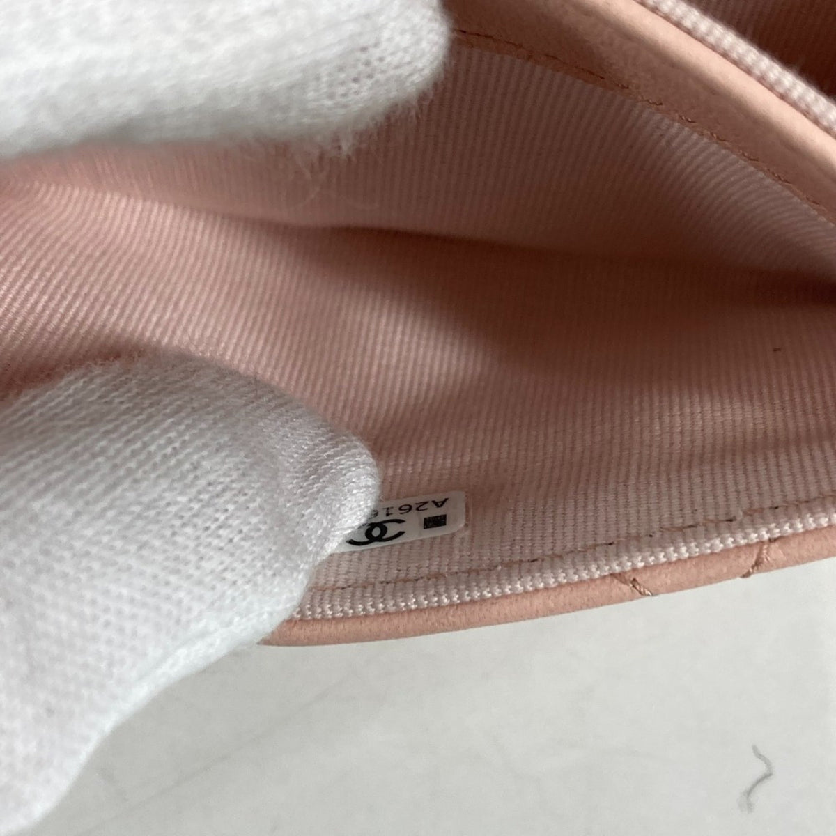 Chanel Pink Leather Coin Purse/Coin Case (Pre-Owned)