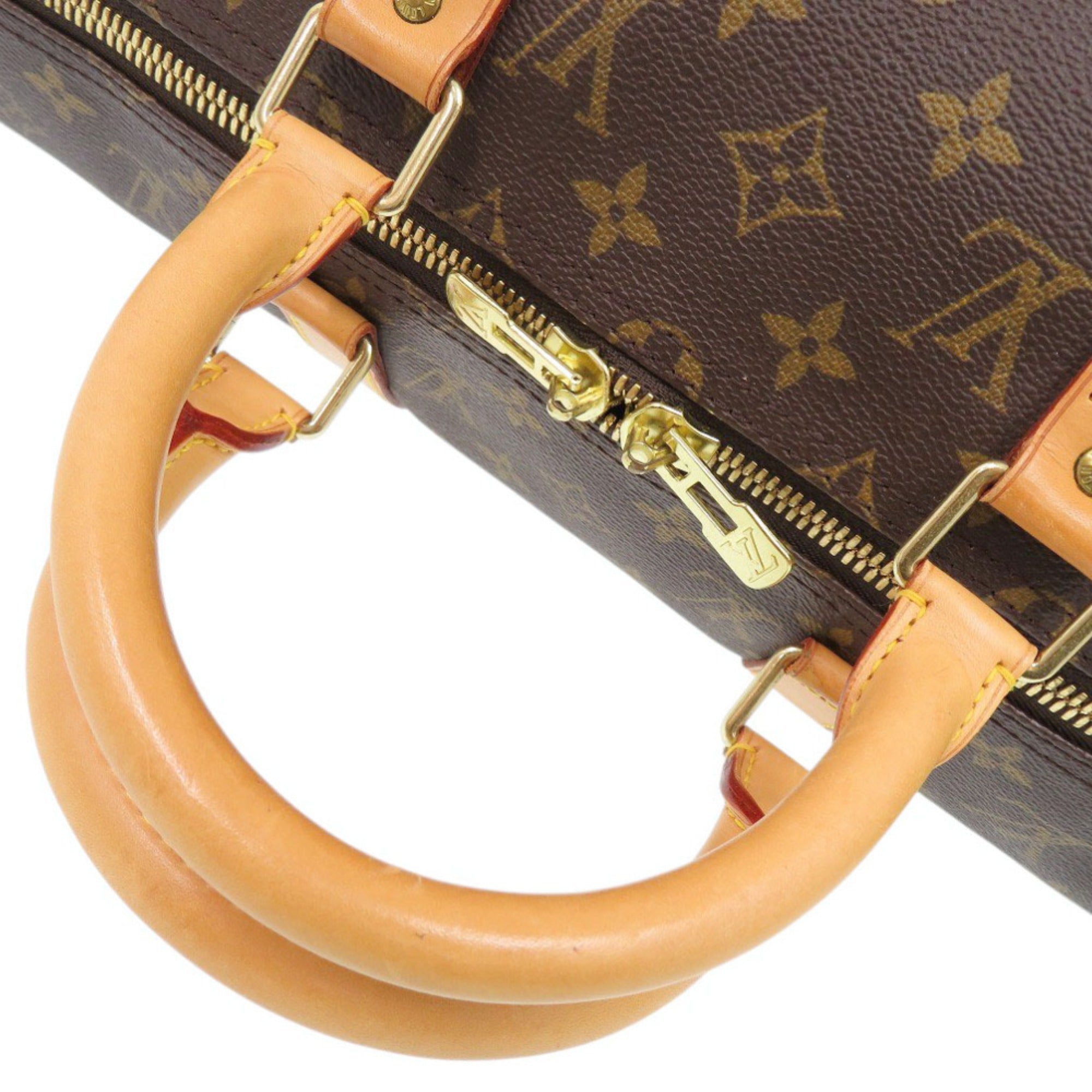 Louis Vuitton Monogram Brown Monogram Canvas Boston Bag (Pre-Owned)