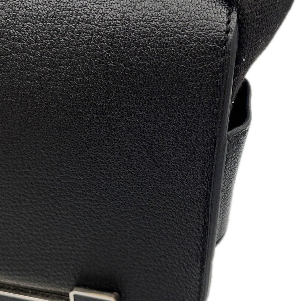 Hermes Black Chevre Myzore Leather Handbag Shoulder Bag (Pre-Owned)