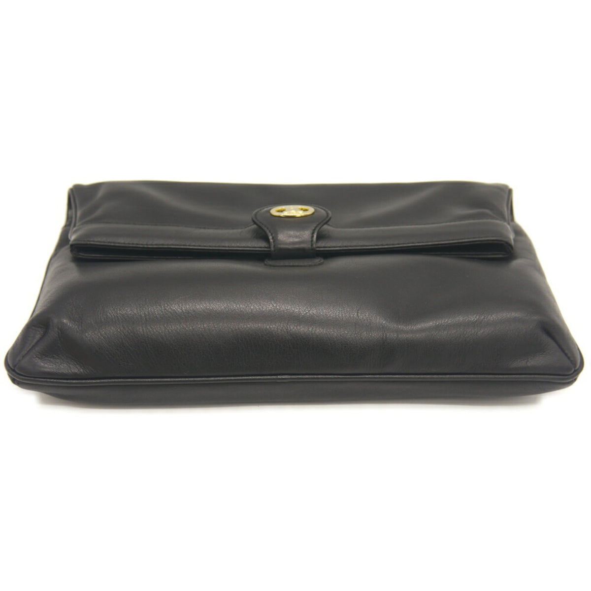 Celine Black Leather Clutch Bag (Pre-Owned)