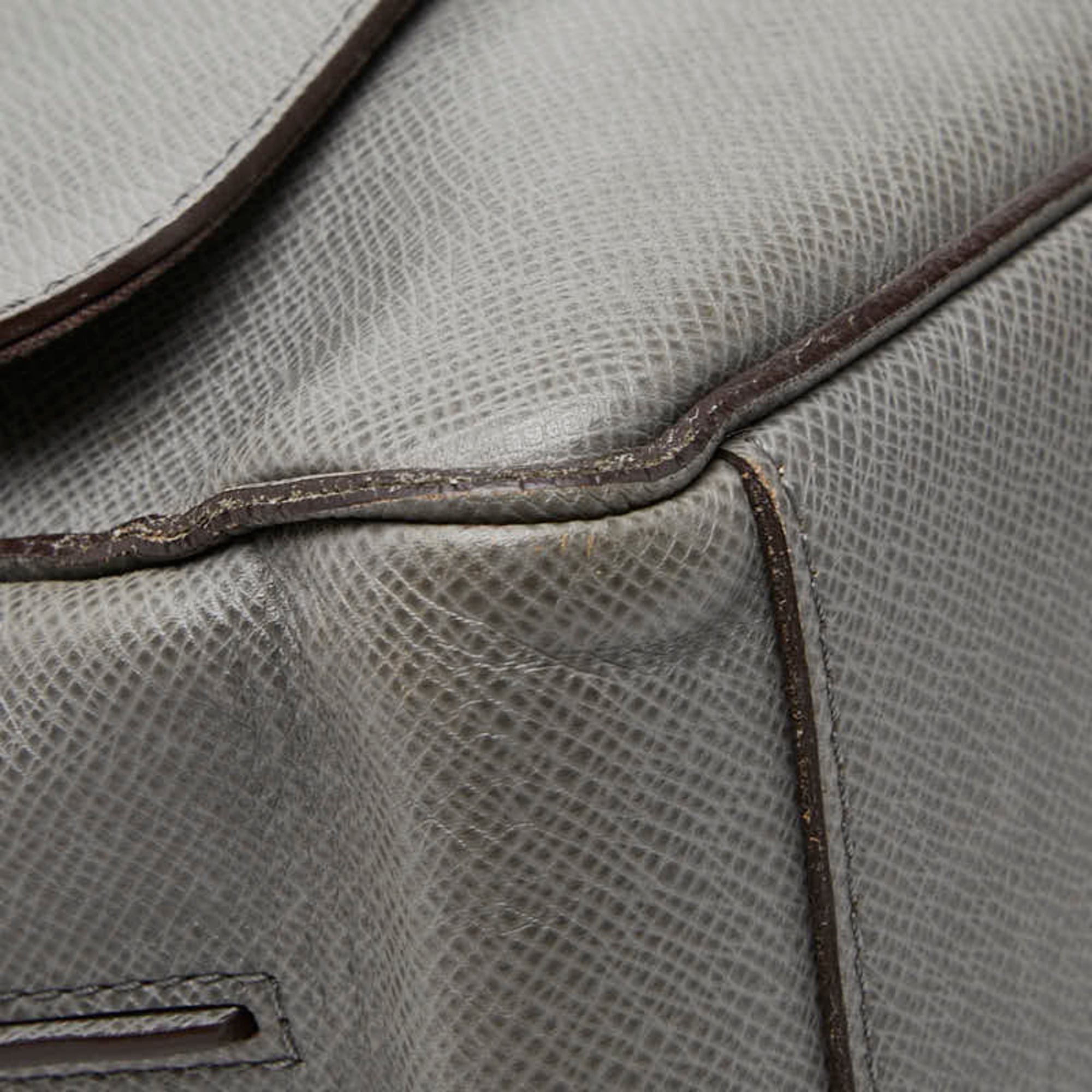 Louis Vuitton Glacier Gray Leather Shoulder Bag (Pre-Owned)