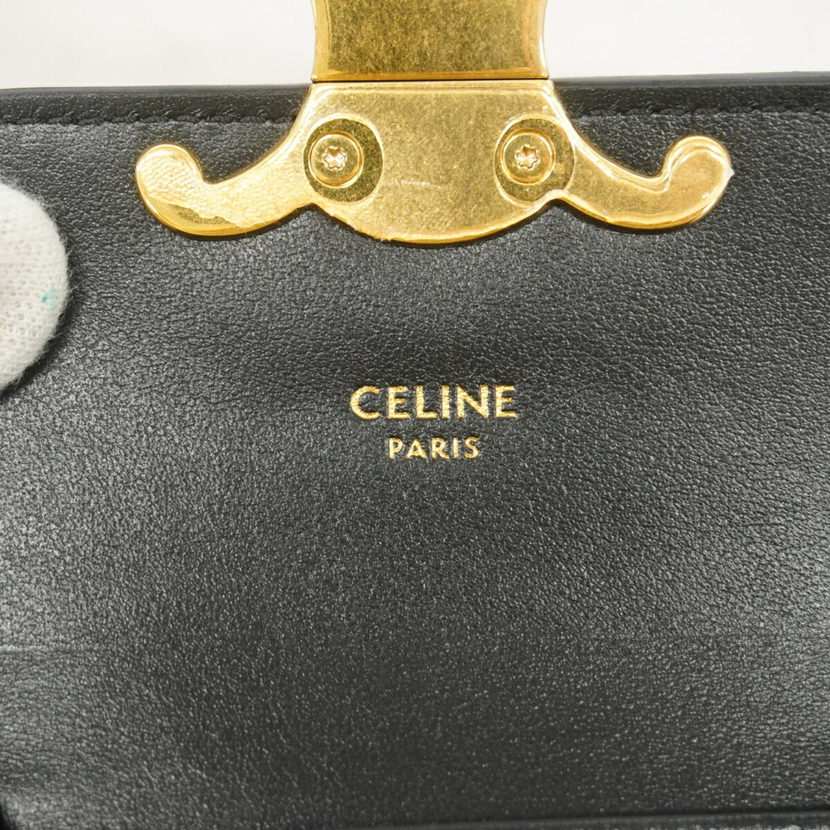 Celine Black Leather Shoulder Bag (Pre-Owned)
