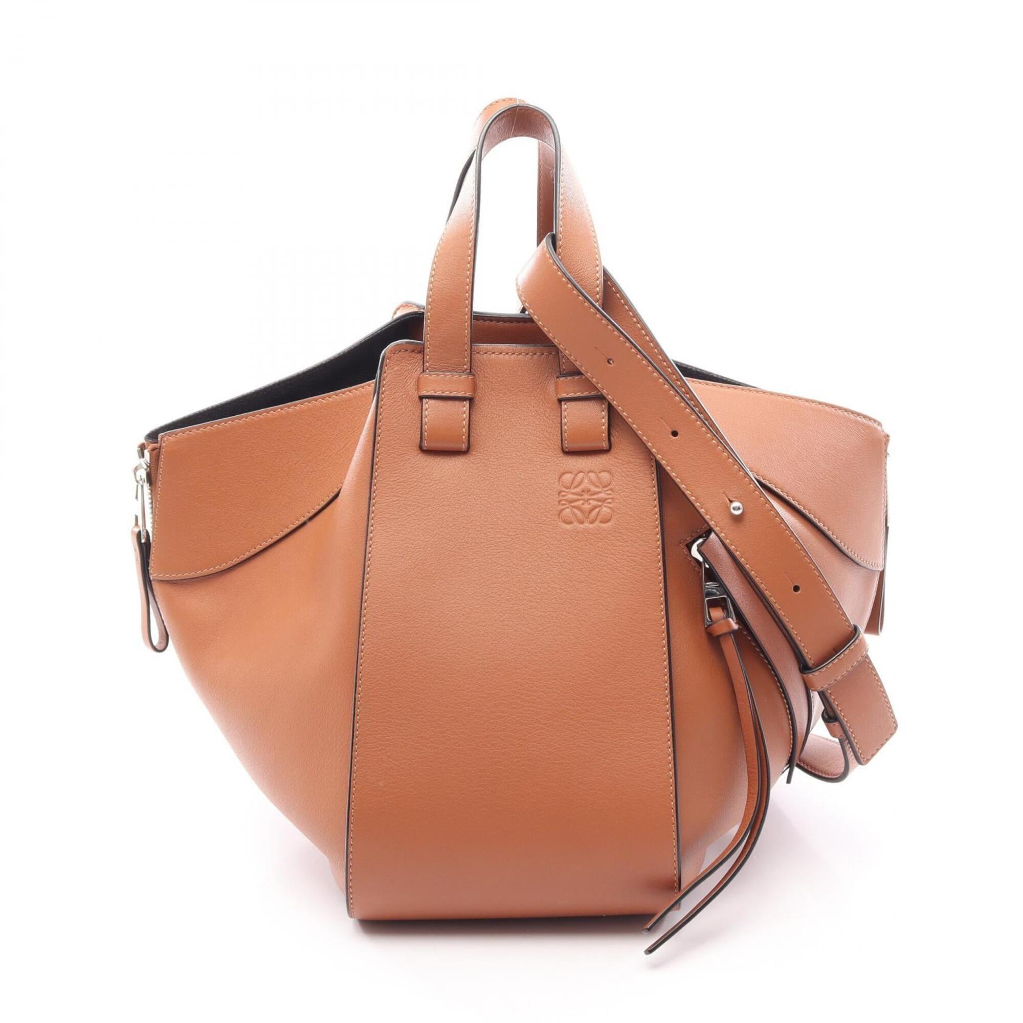 Loewe Hammock Brown Leather Handbag (Pre-Owned)
