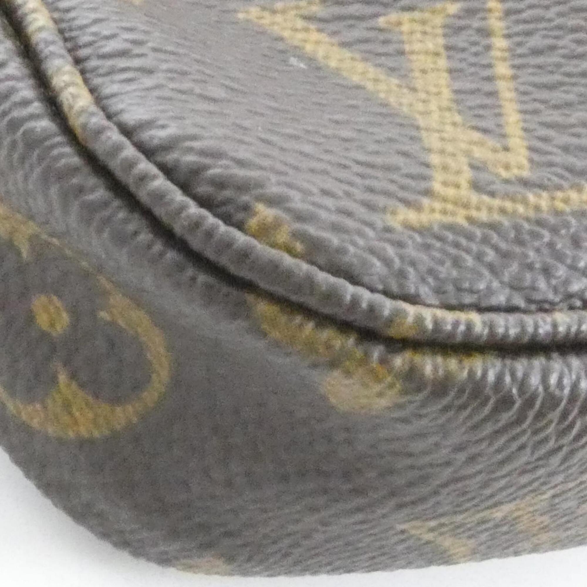 Louis Vuitton Monogram Marron Coated Canvas Pochette (Pre-Owned)
