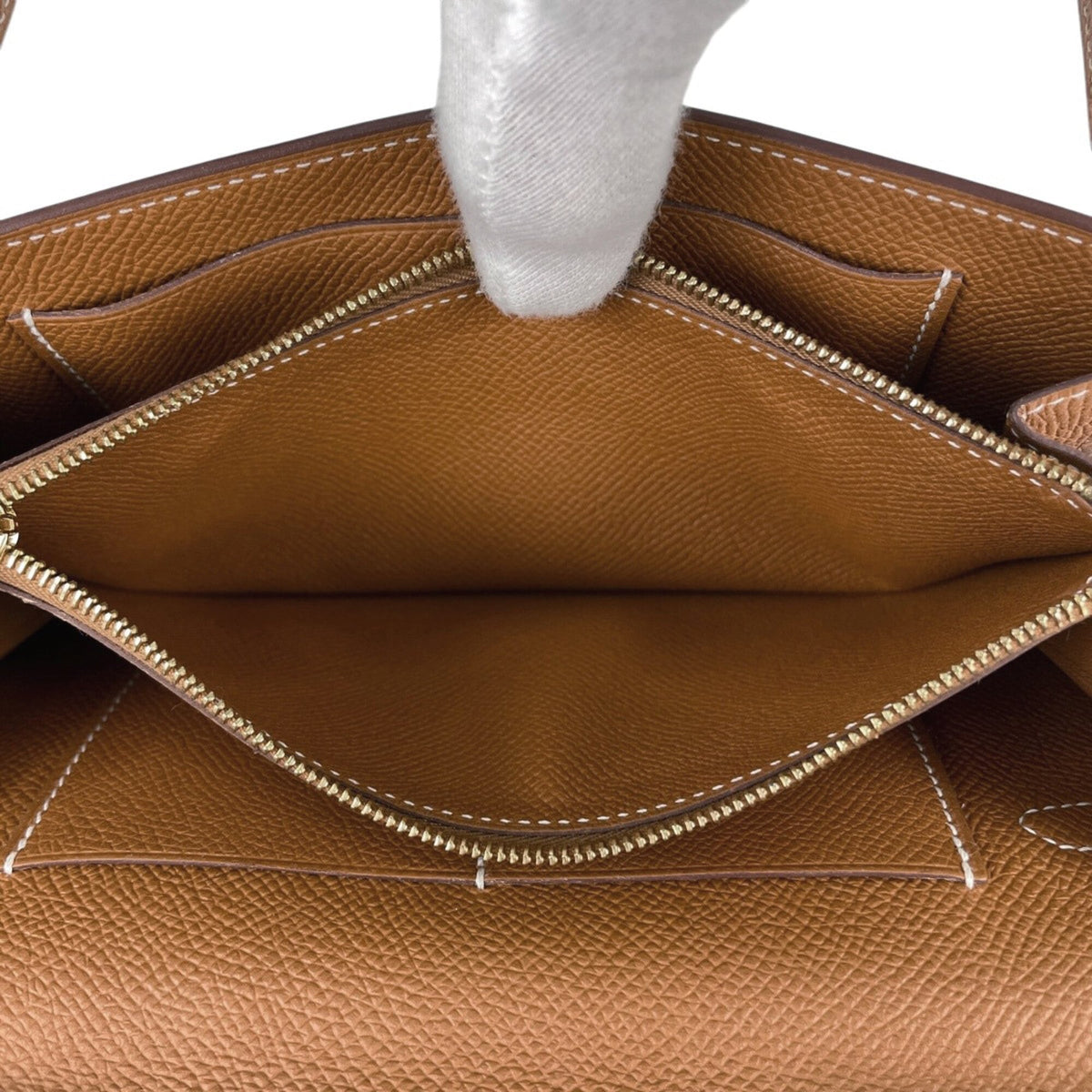 Hermes Gold Epsom Leather Leather Shoulder Bag (Pre-Owned)
