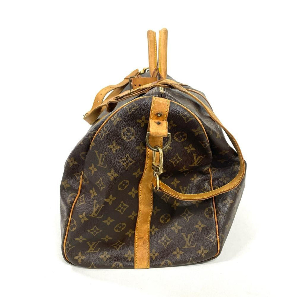 Louis Vuitton Brown Monogram Canvas Boston Bag (Pre-Owned)