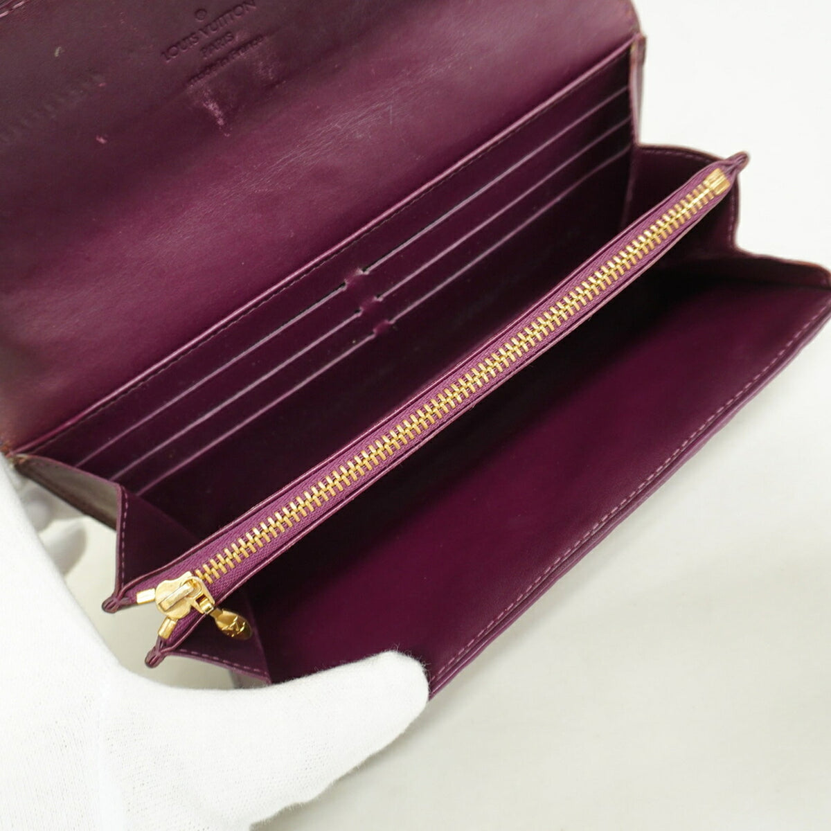 Louis Vuitton Violet Long Wallet (Bi-Fold) (Pre-Owned)
