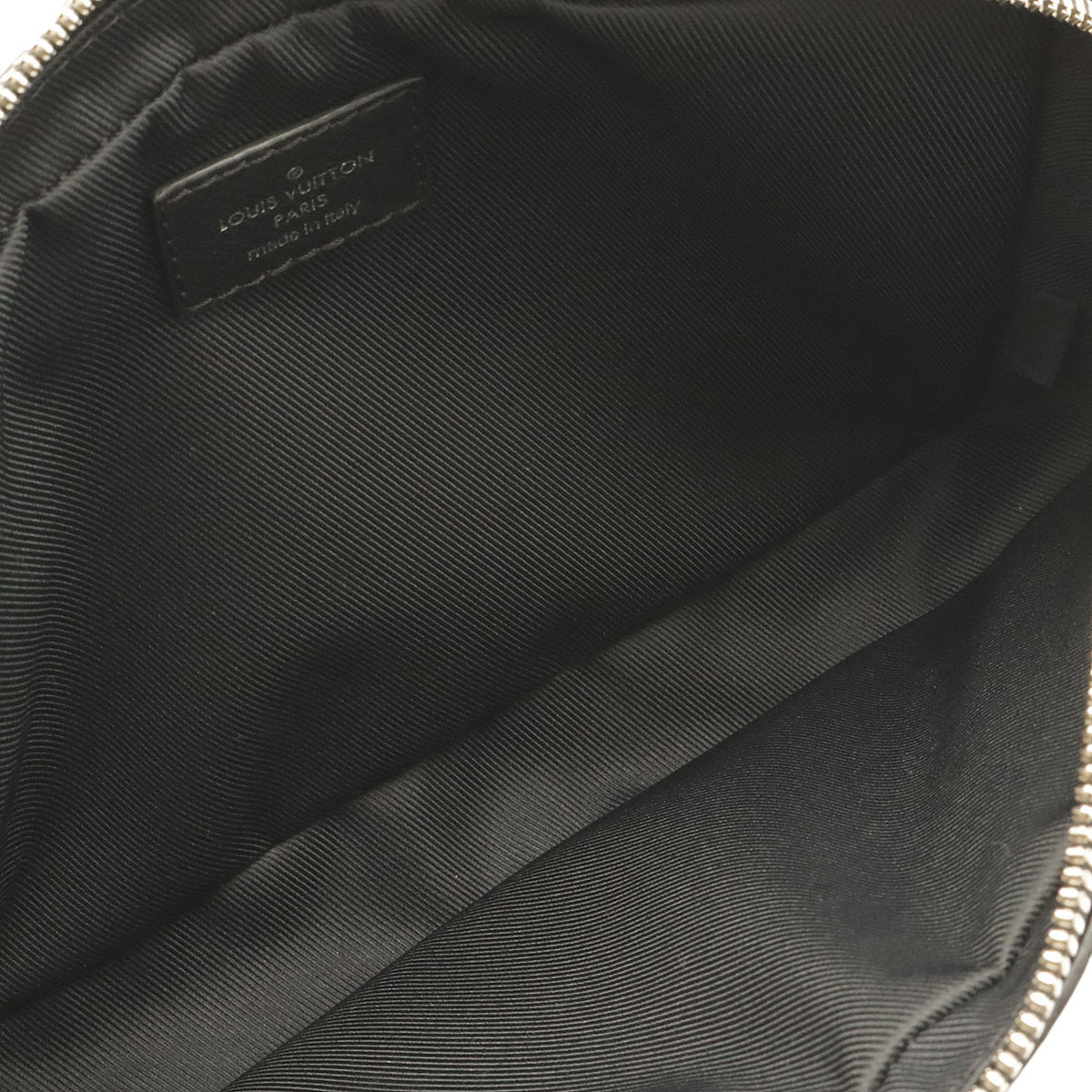 Louis Vuitton Monogram Eclipse Noir Monogram Eclipse Taiga Leather Fanny Pack (Pre-Owned)