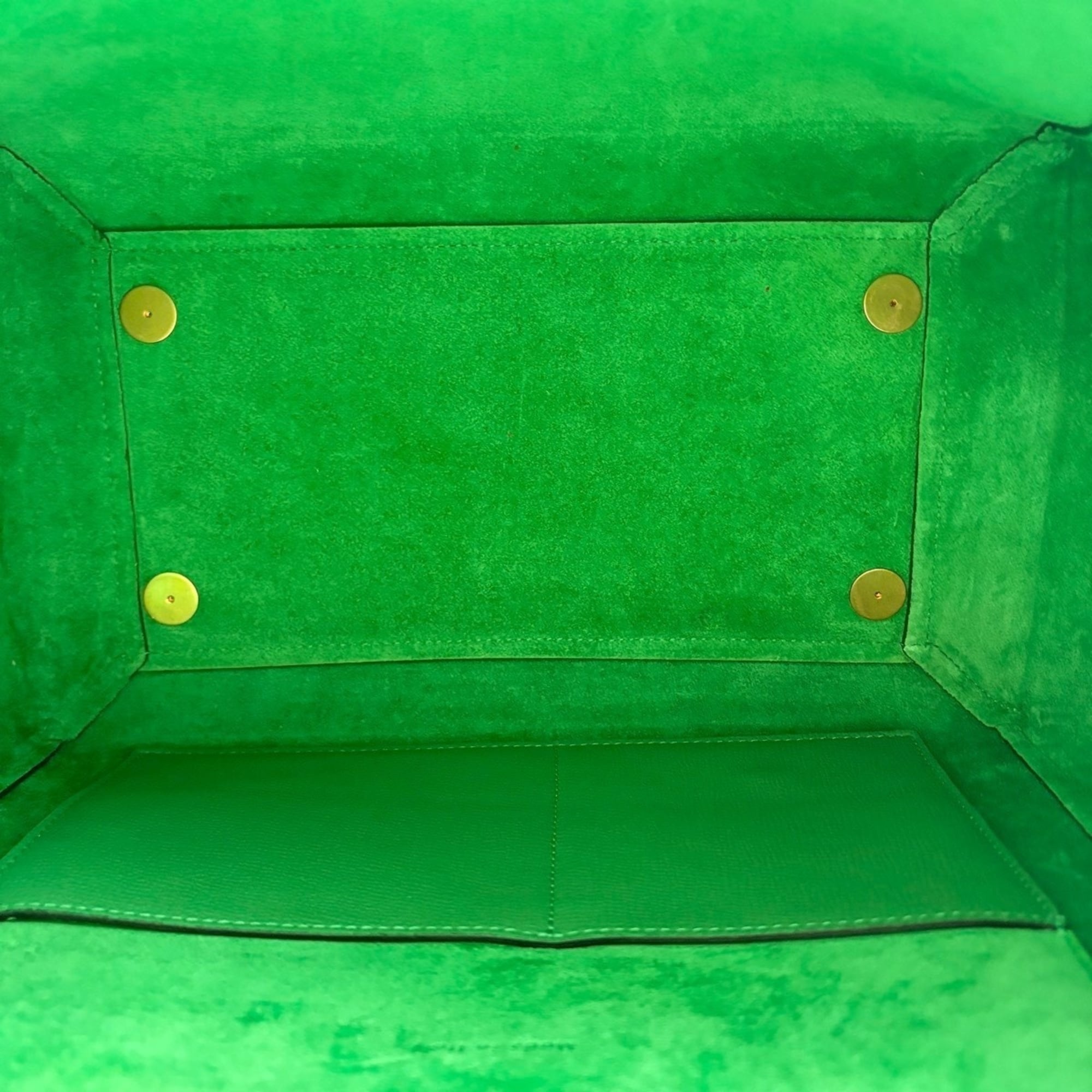Celine Green Handbag Shoulder Bag (Pre-Owned)