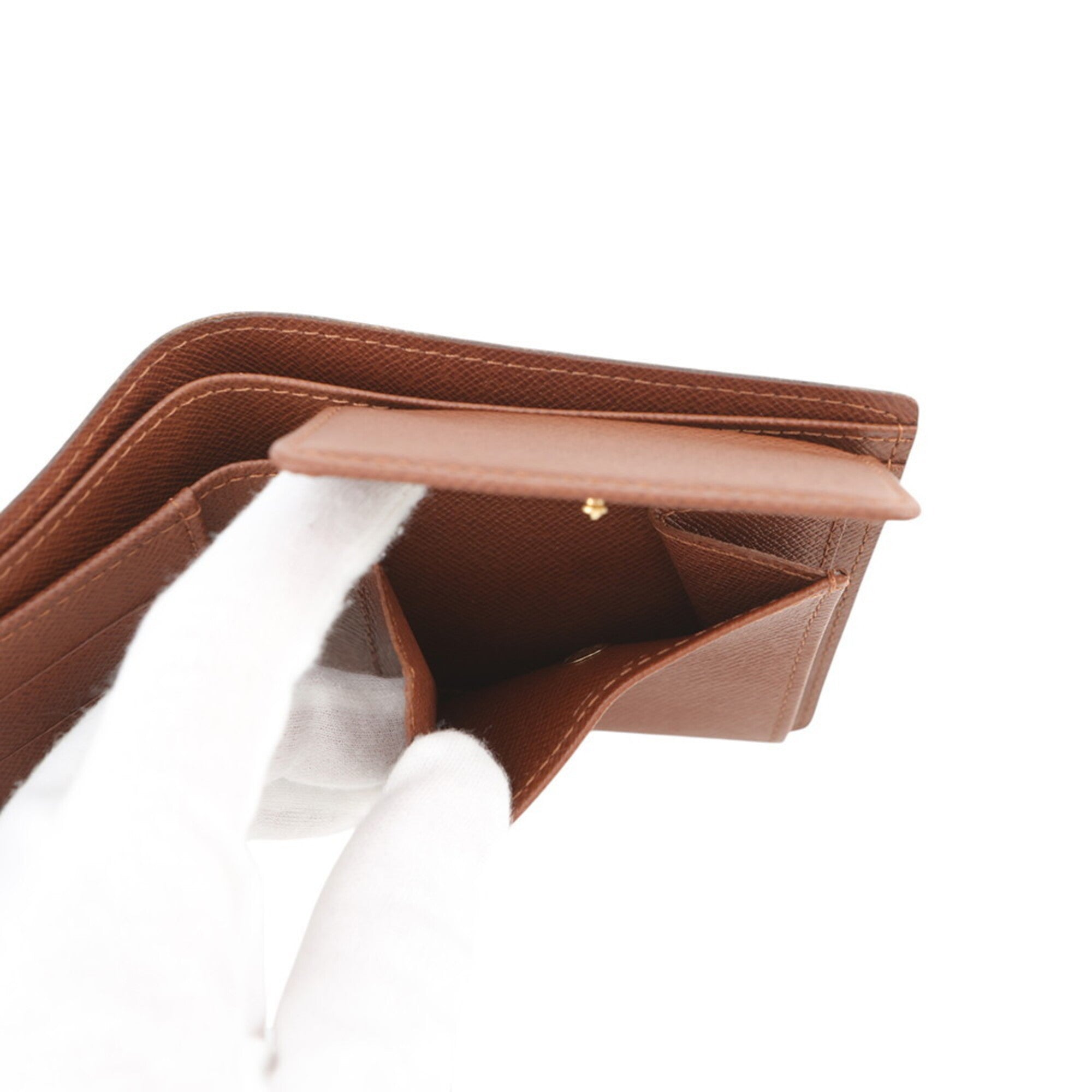 Louis Vuitton Brown Monogram Panda Multi-Color Monogram Wallet (Bi-Fold) (Pre-Owned)