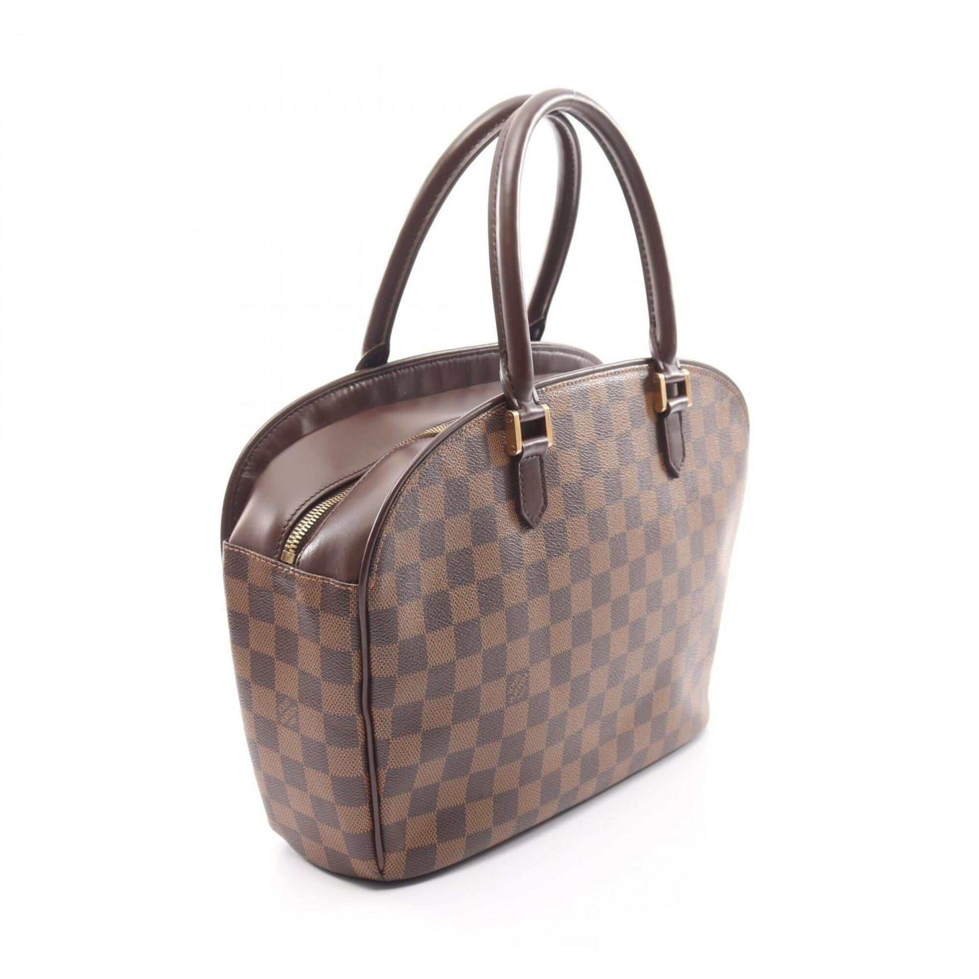 Louis Vuitton Brown Coated Canvas Leather Handbag (Pre-Owned)