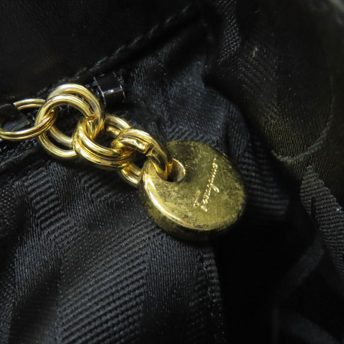 Salvatore Ferragamo Black Leather Handbag (Pre-Owned)