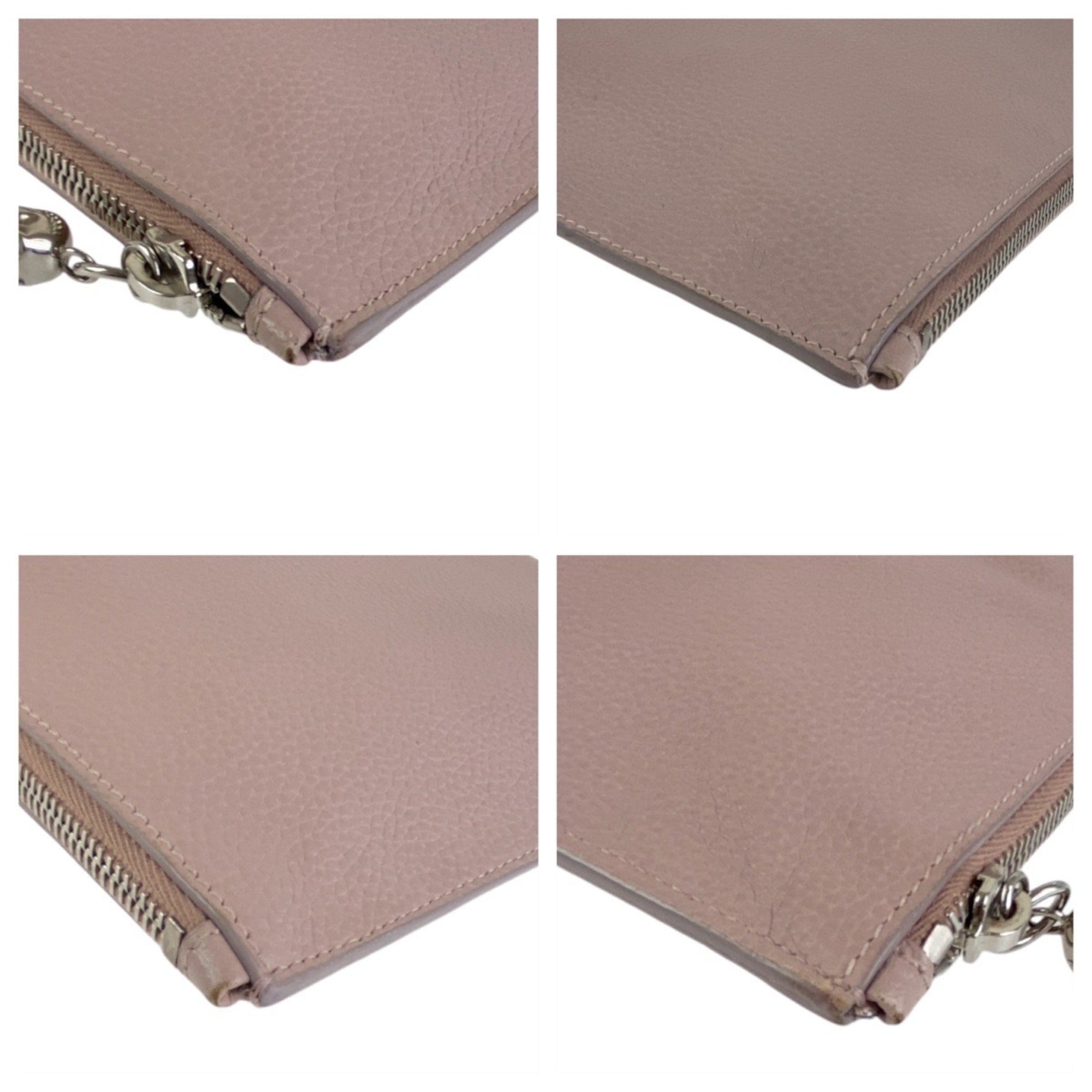Alexander Mcqueen Pink Leather Clutch Bag (Pre-Owned)