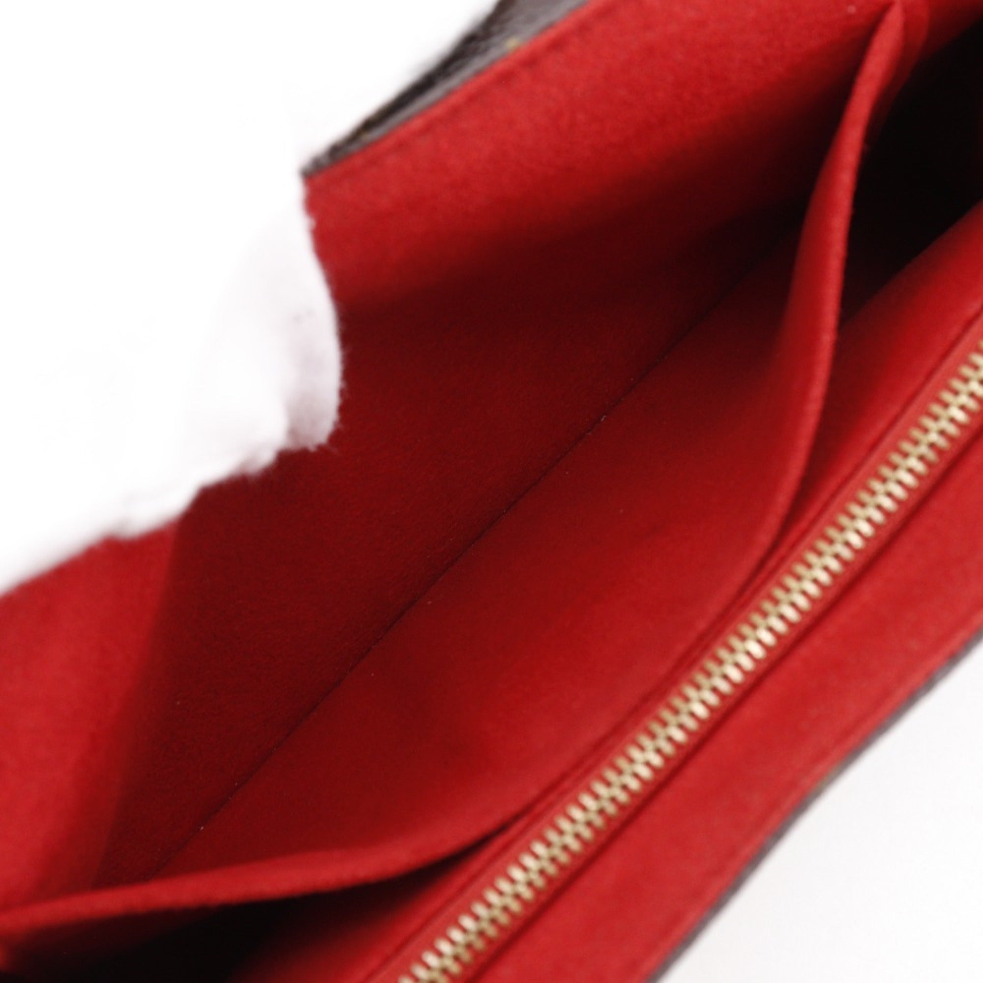 Louis Vuitton Monogram Brown Cerise Red Color Monogram Shoulder Bag (Pre-Owned)