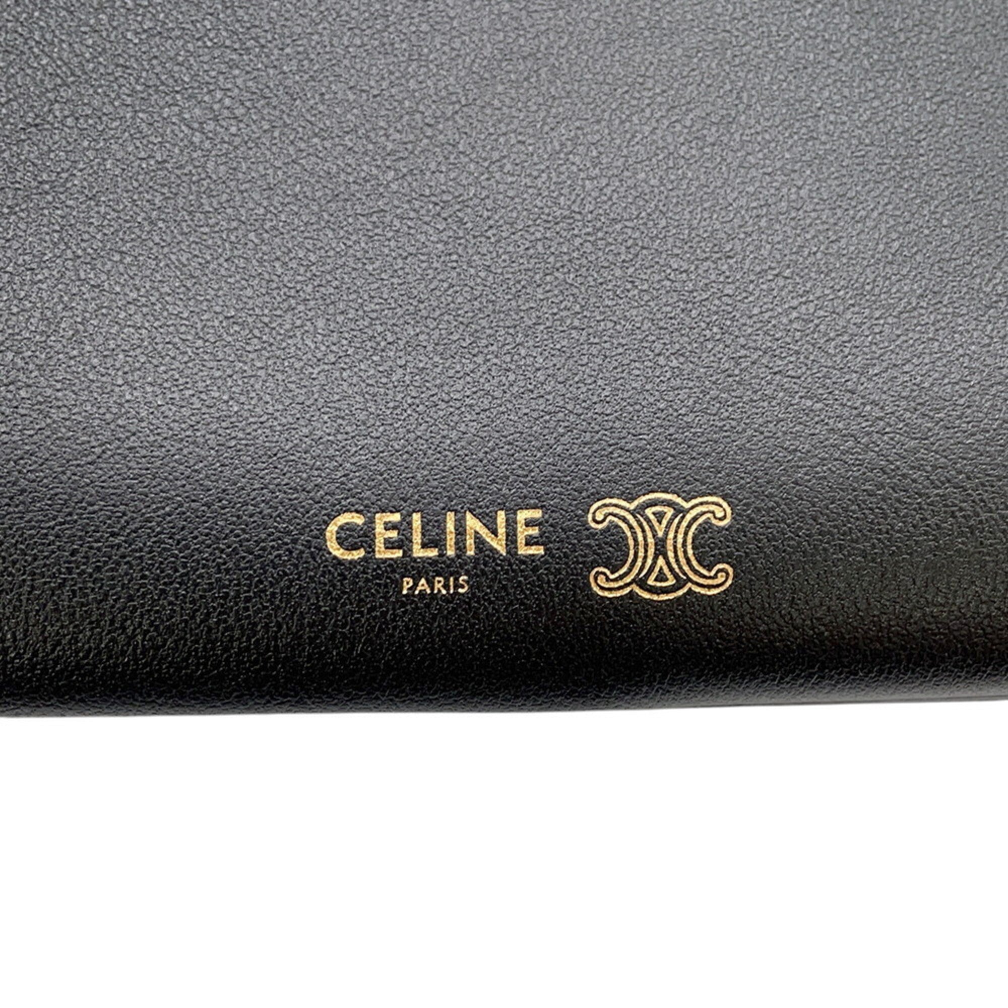 Celine Black Leather Shoulder Bag (Pre-Owned)
