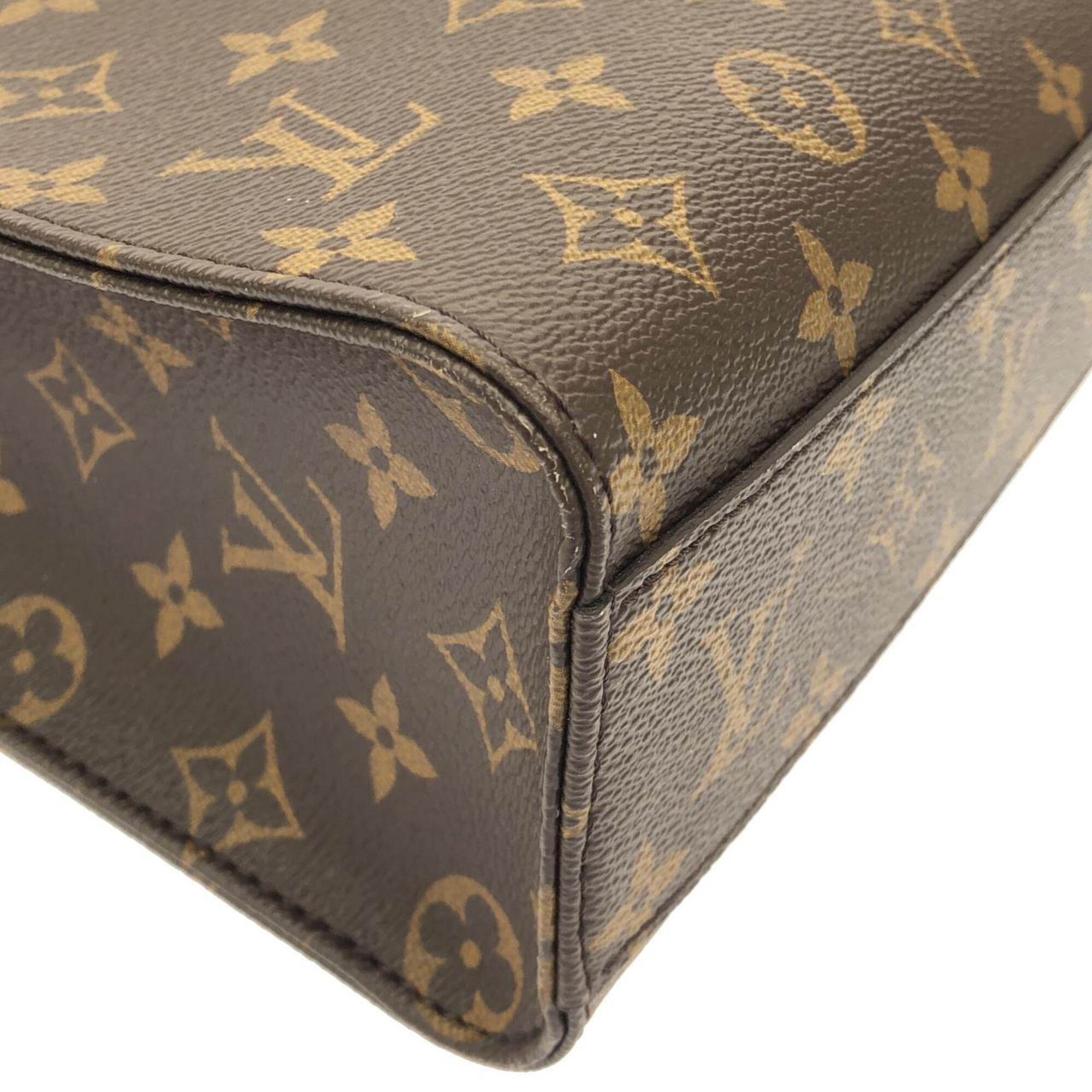 Louis Vuitton Marron Coated Canvas Handbag (Pre-Owned)